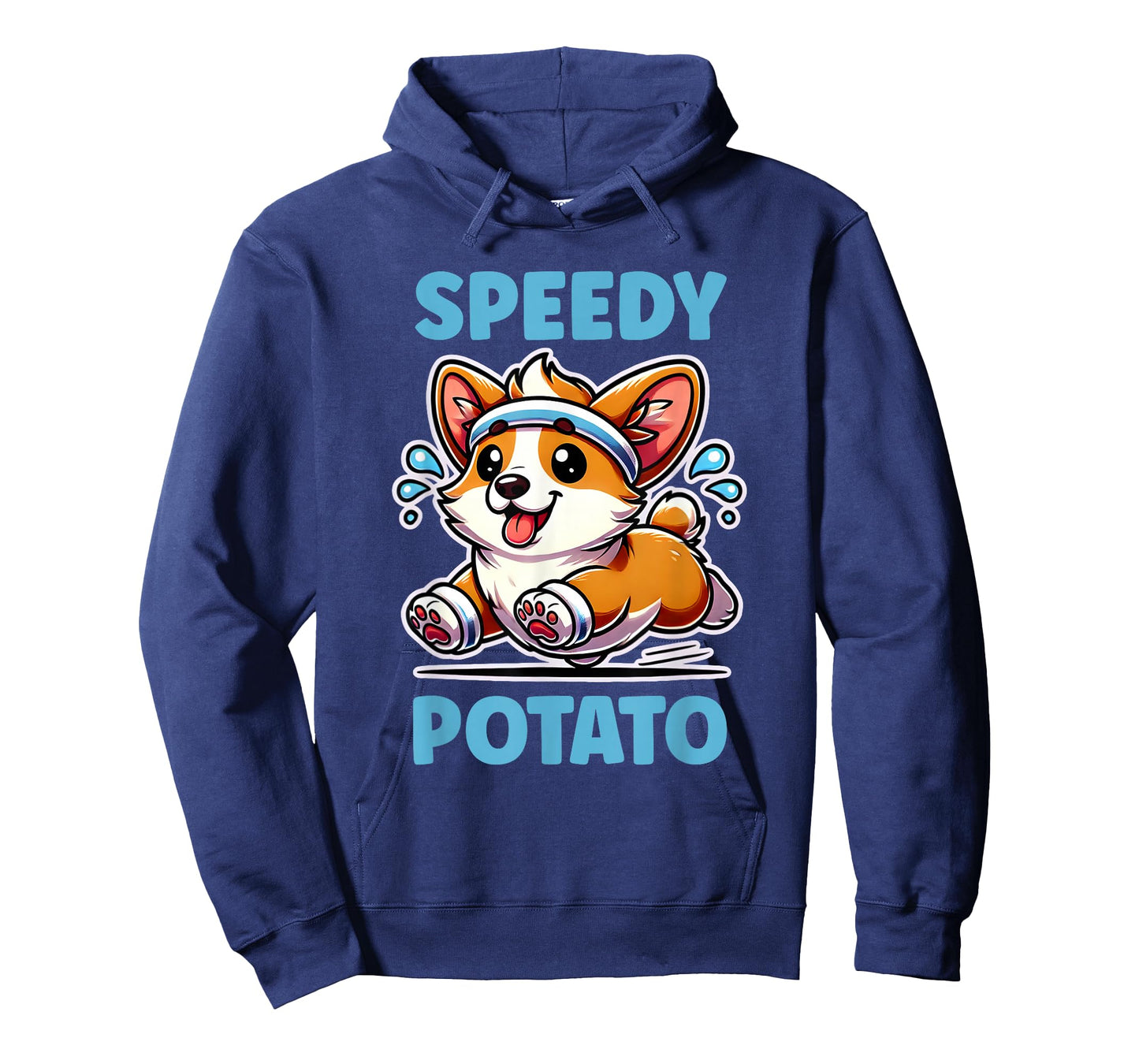 Funny Corgi Speedy Potato Dog T-Shirt