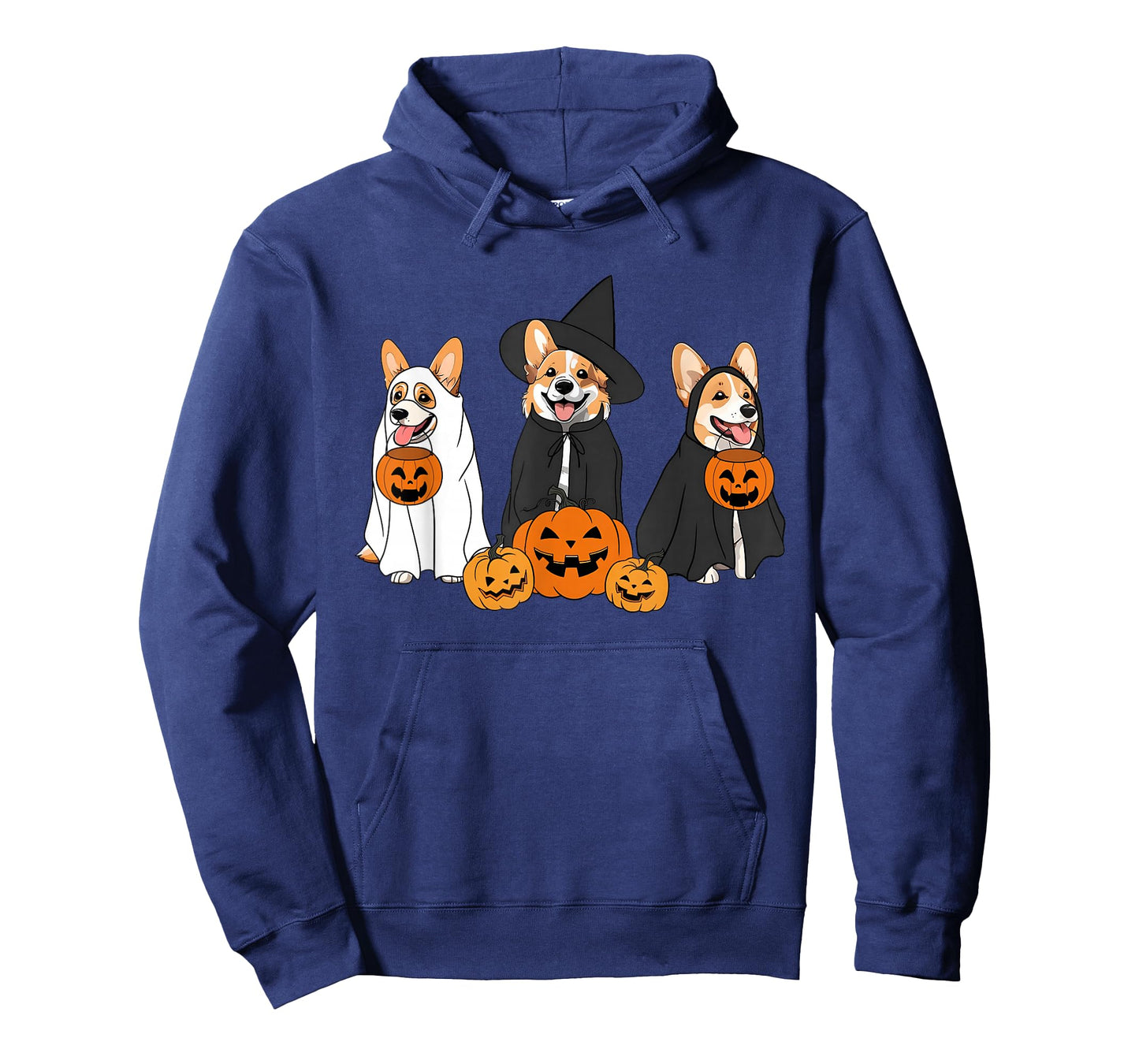 Funny Halloween Ghost Dog Pumpkin Spooky Season T-Shirt