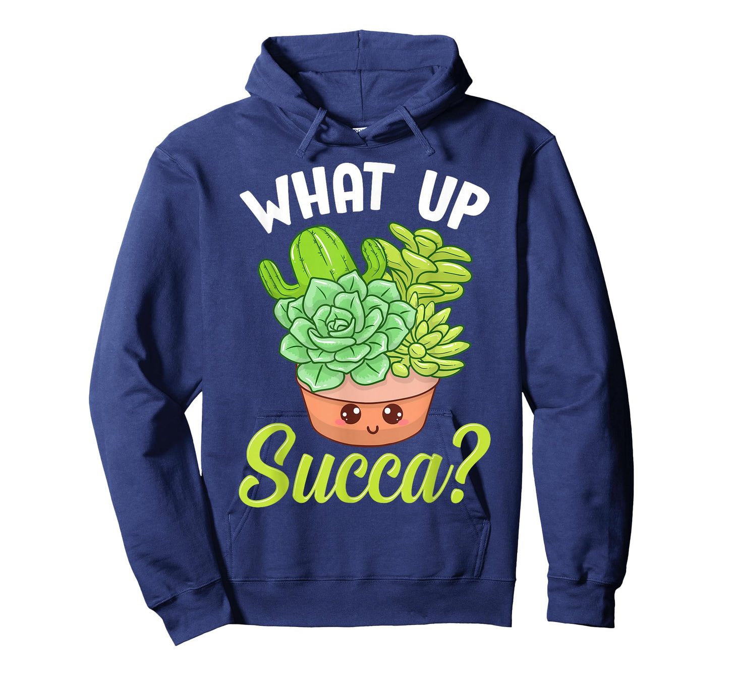 Cute & Funny What Up Succa? Punny Succulent Cactus Pun T-Shirt