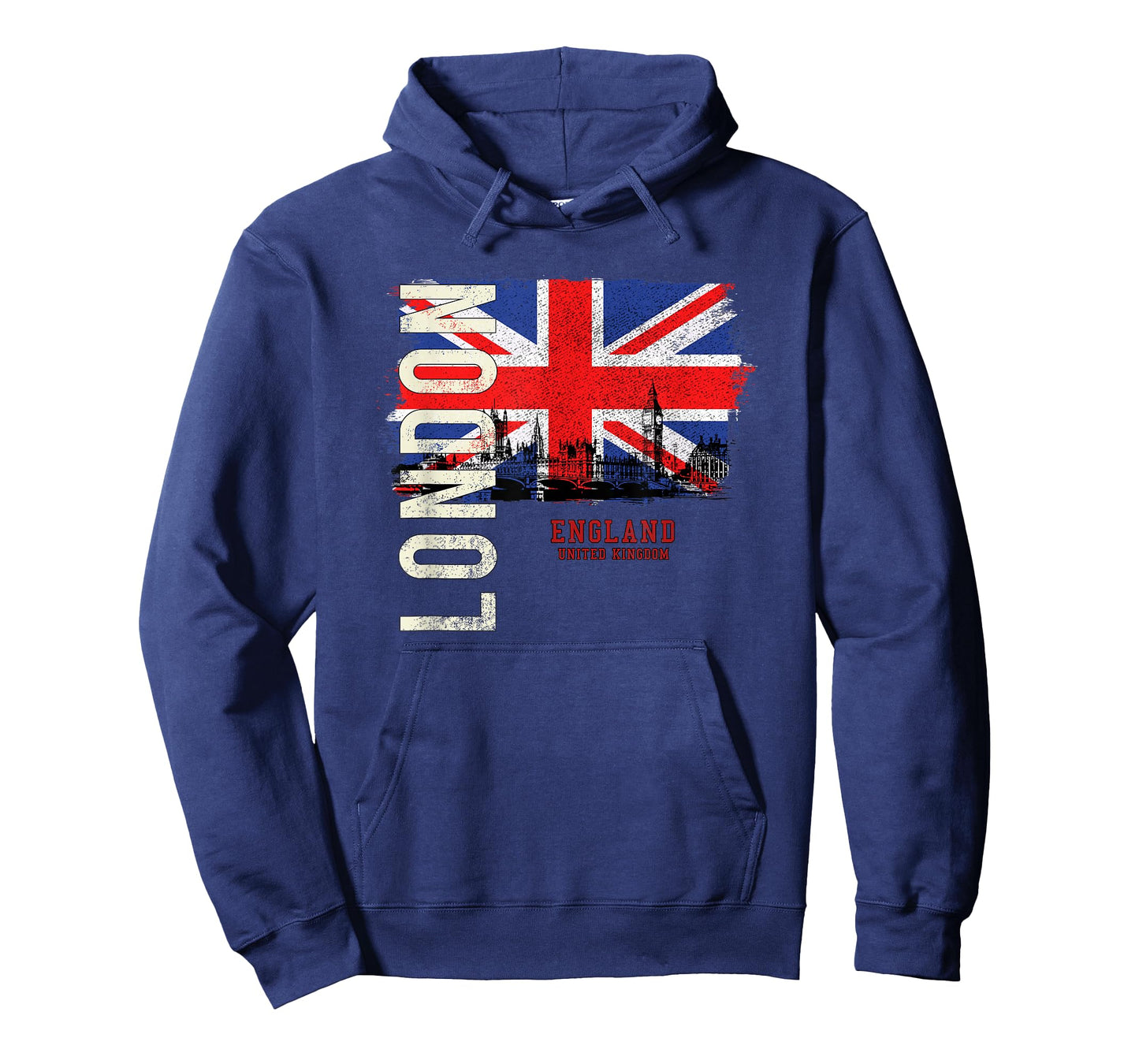 City Country Flag Banner Skyline Panorama London England Great Britain Europe T-Shirt