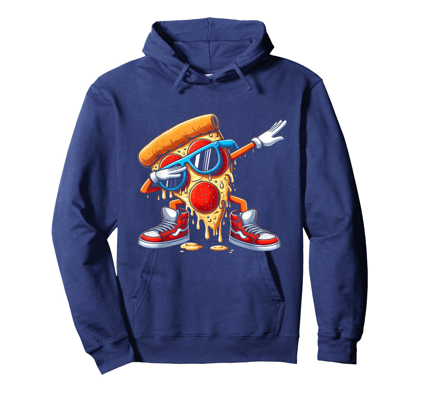 Dabbing Pizza Slice Dripping Fast Food Lovers Dab Dance T-Shirt