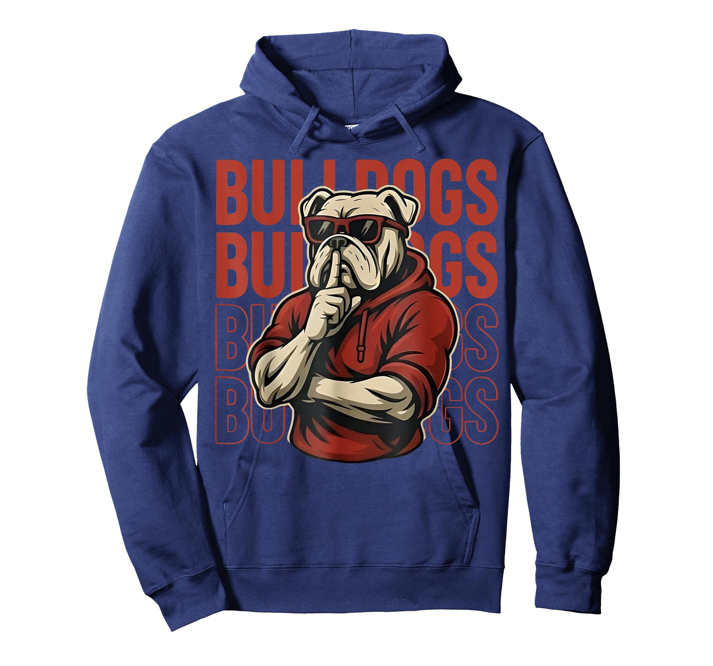 Vintage Cool Bulldog Name Red Style Gift for Men Women Kid T-Shirt