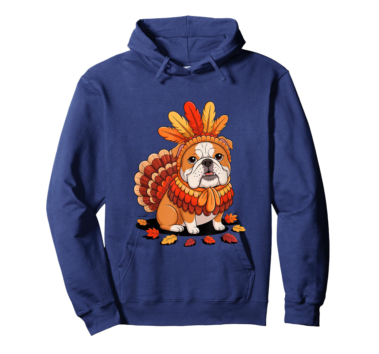 Thanksgiving Turkey English Bulldog T-Shirt