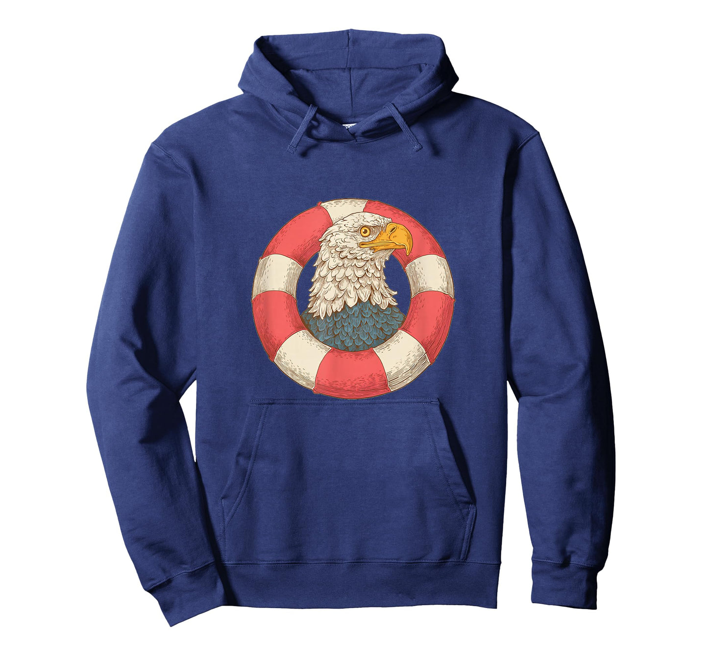 Funny Holiday Costume with Pool Ring and Eagle Look T-Shirt