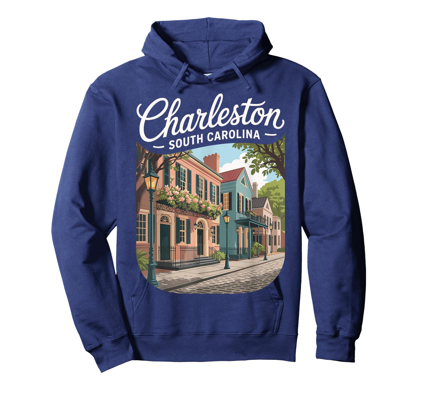 Charleston South Carolina pastel homes harbor Charleston T-Shirt