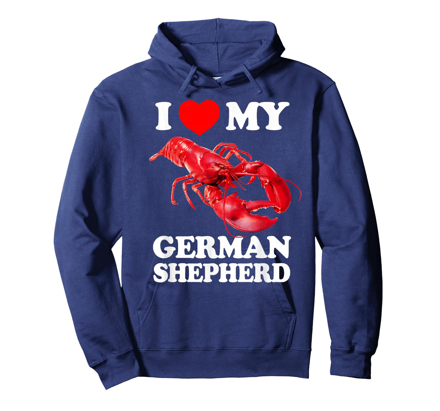 Funny I LOVE MY GERMAN SHEPHERD Lobster vintage k9 T-Shirt