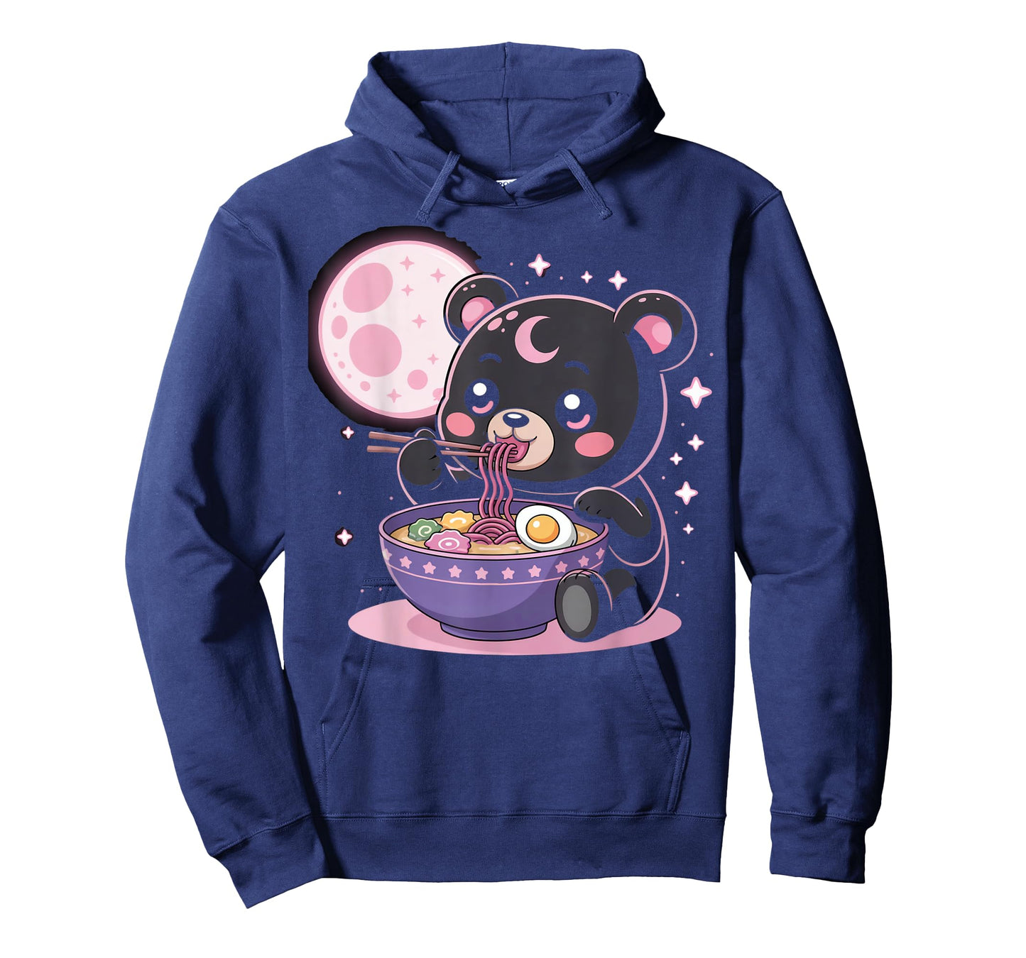 Pastel Goth Clothing Bear Eating Ramen Goth Girl Clothes T-Shirt