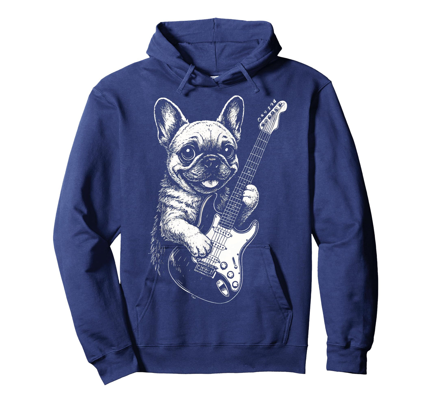 French Bulldog Guitar Metal Music Men Women Kids T-Shirt