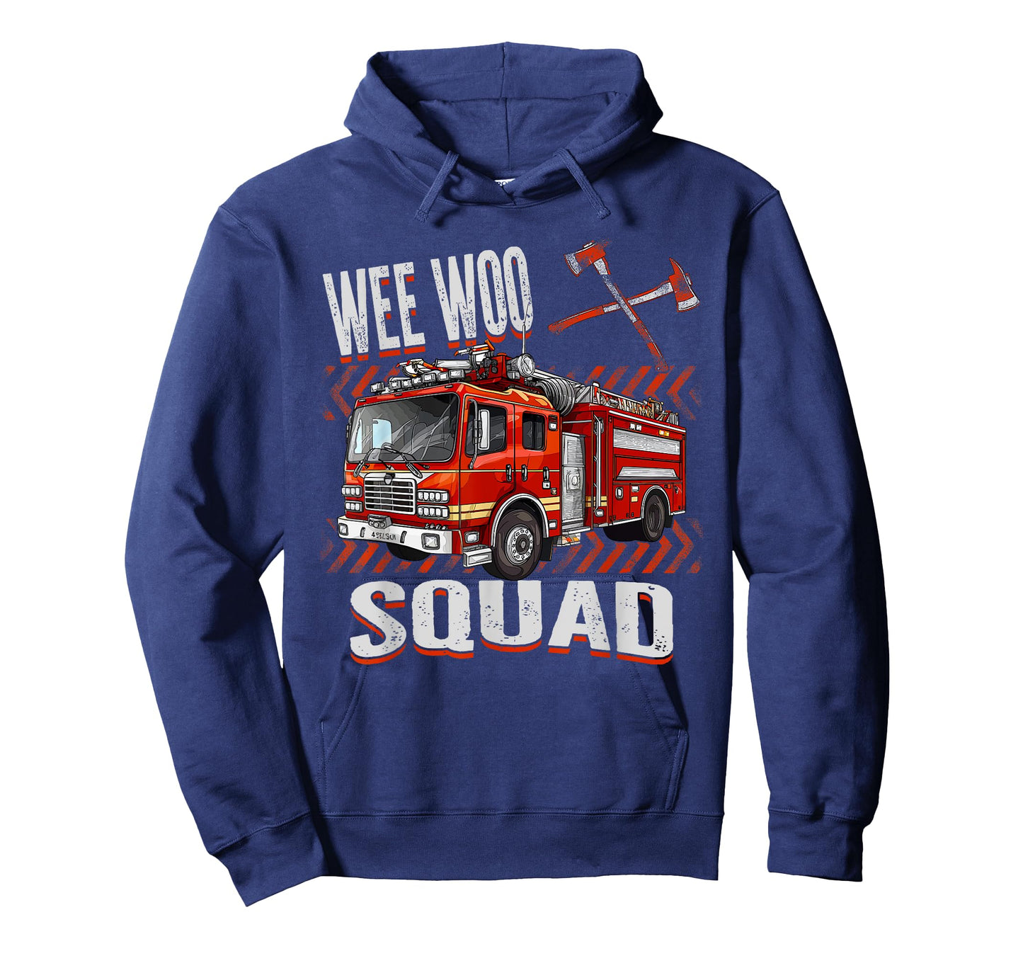 Fire Truck Toddler Boys Firefighters Lovers Wee Woo Squad T-Shirt