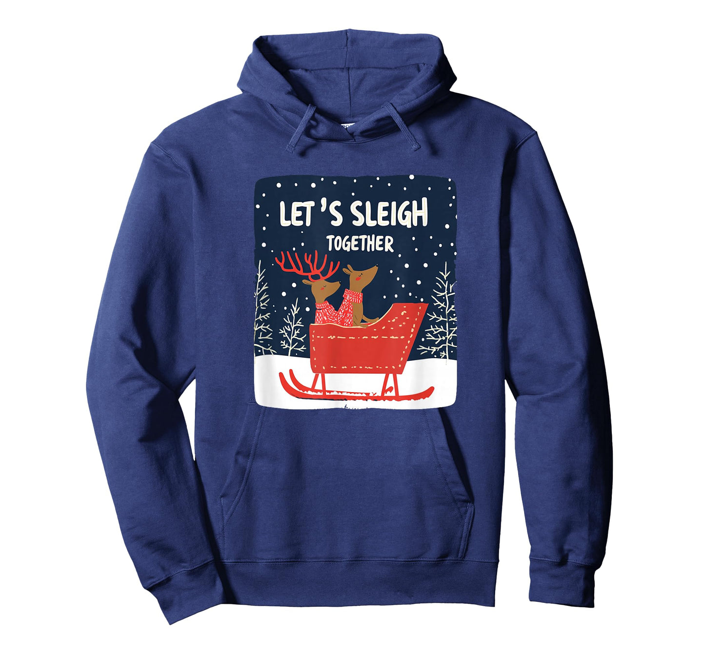 Funny Lets Sleigh Together Speech for Naughty Christmas T-Shirt