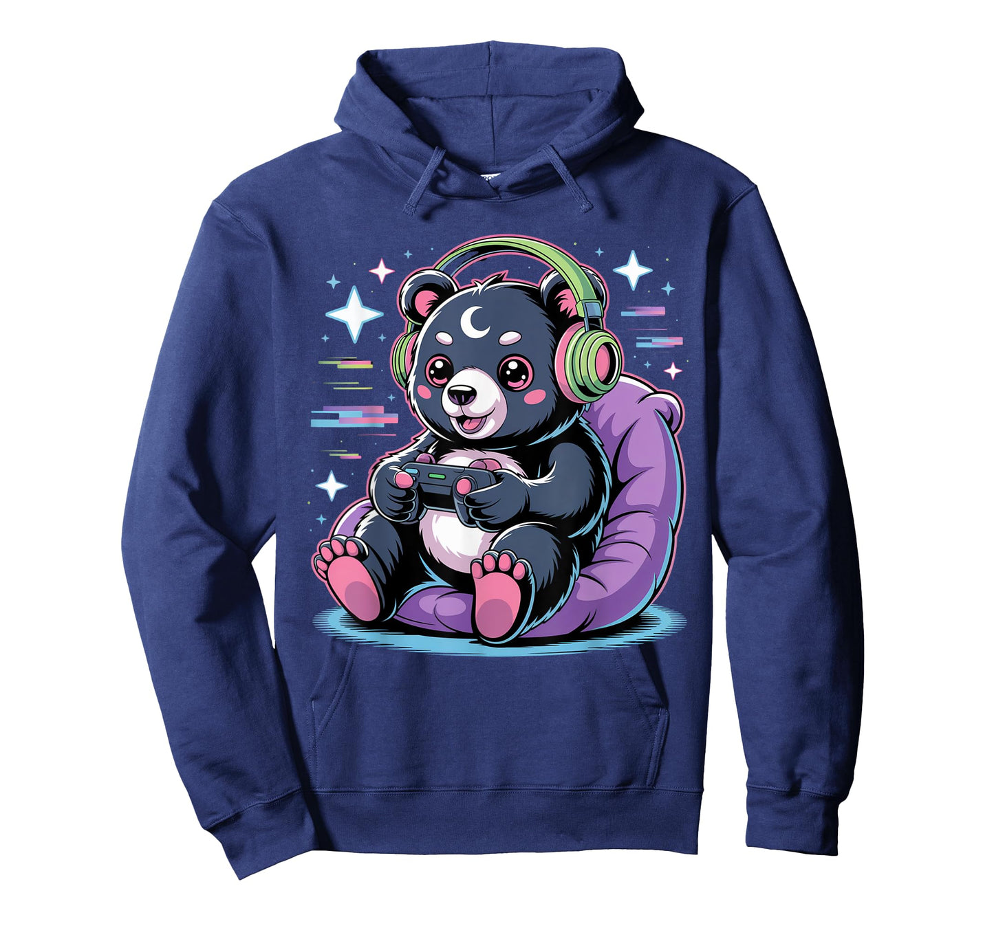 Gamer Bear Video Game Kawaii Goth Girl Clothes Pink Goth T-Shirt