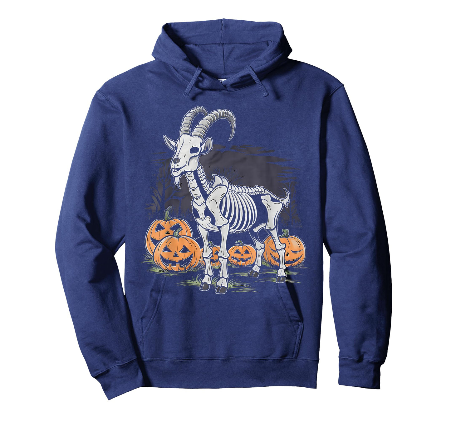 Spooky Goat Skeleton Halloween Creepy Gothic Funny Halloween T-Shirt