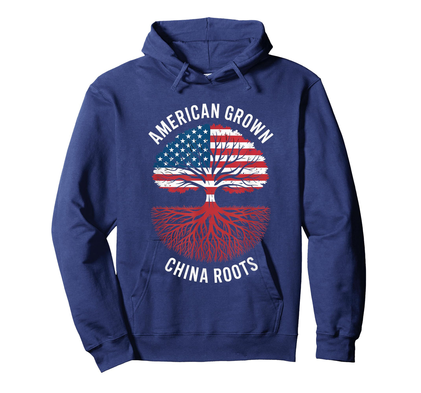 American Grown China Roots Family Tree China Flag China T-Shirt