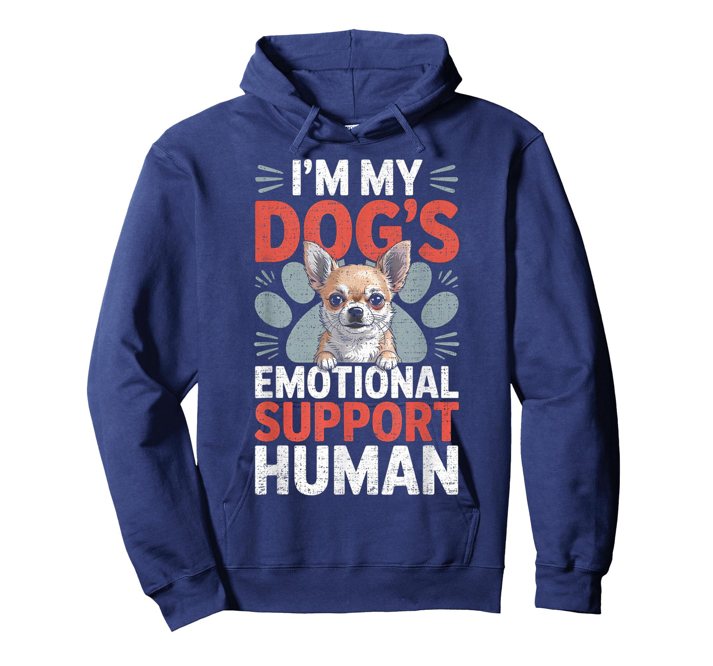 Chihuahua Dog Emotional Support Human T-Shirt