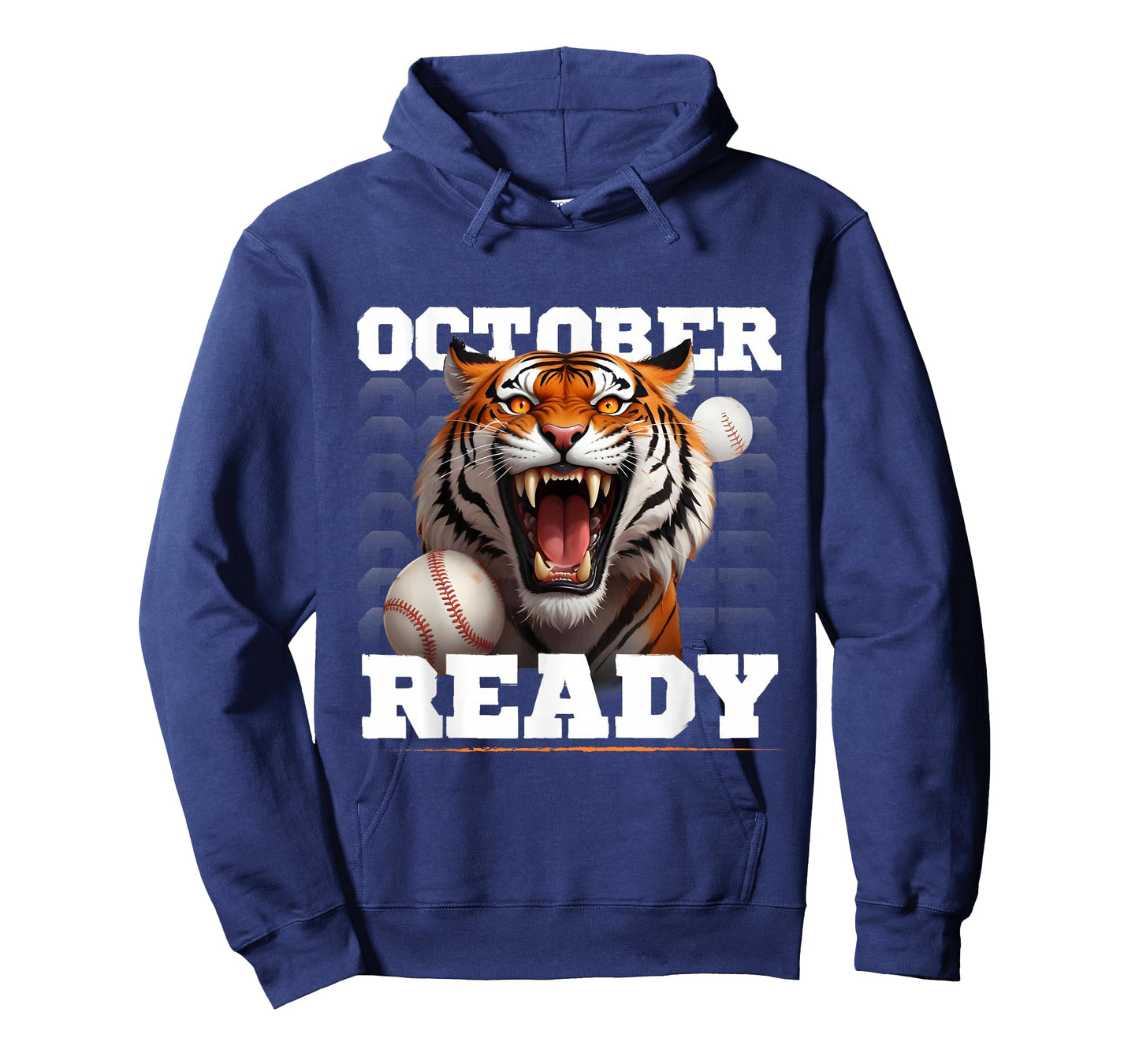 October Ready Tiger Baseball Fan T-Shirt