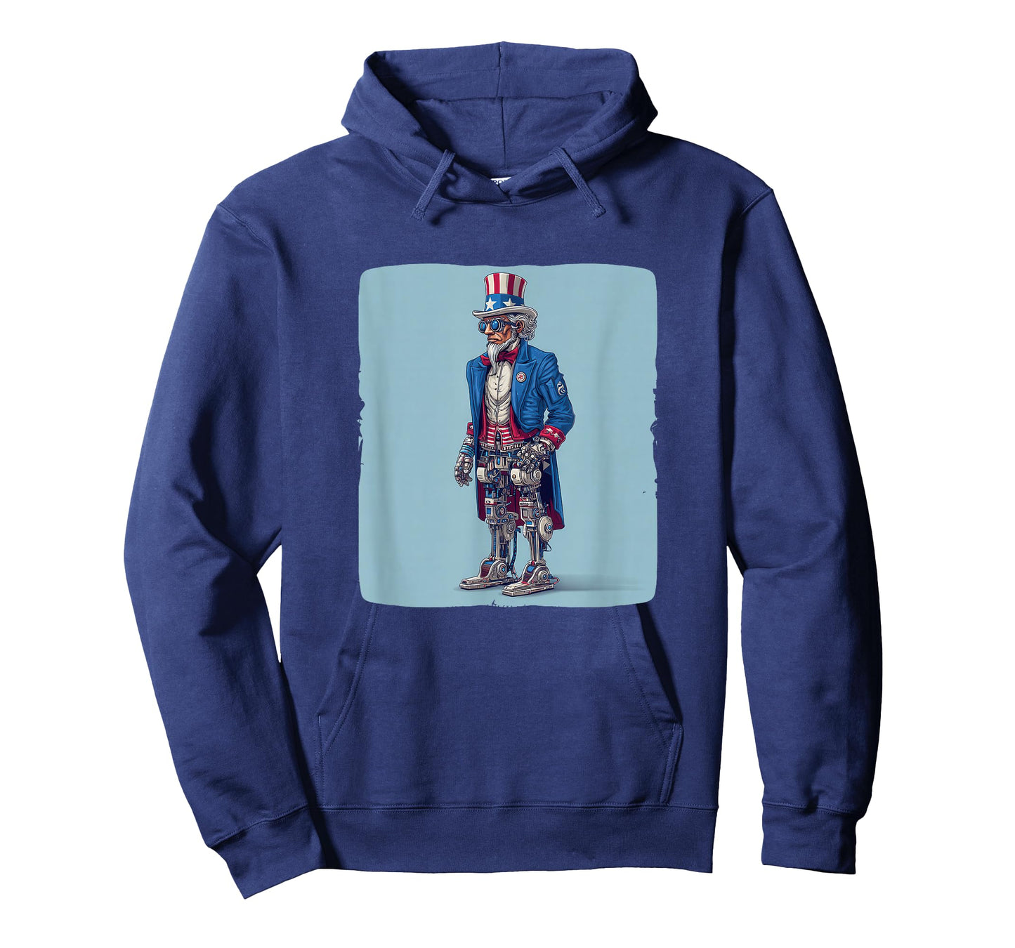 Nice Robot Sam Costume in AI US Colors Look T-Shirt