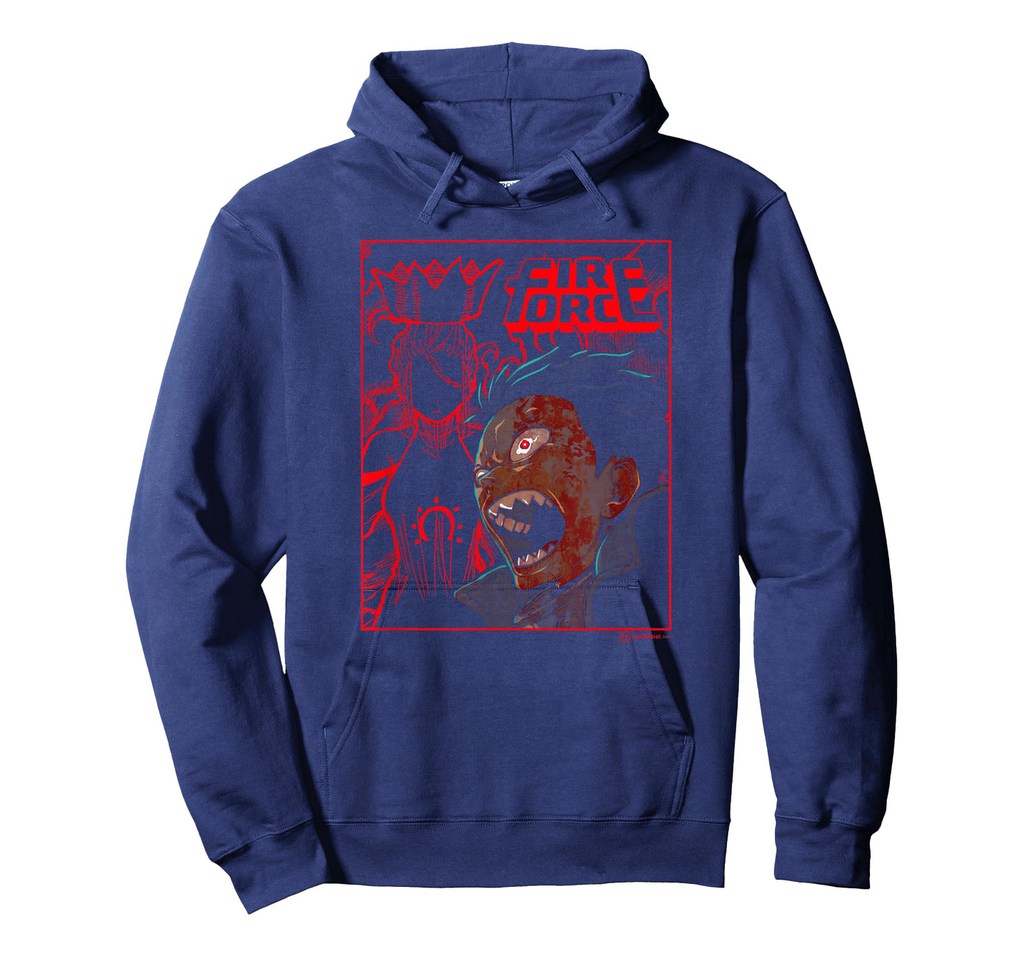 Fire Force Shock Shinra Haumea Silhouette T-Shirt