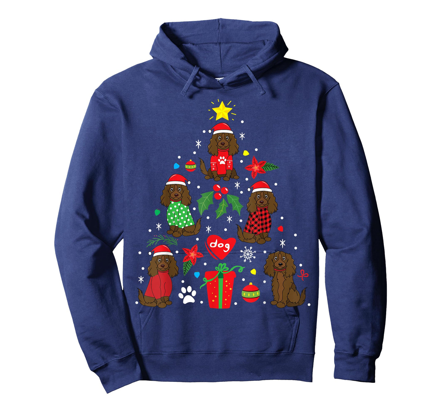 Boykin Spaniel Christmas Funny Dog Gift T-Shirt