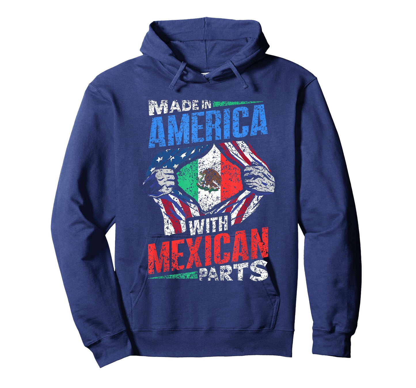 Made In America With Mexican Parts Country Lover Mexico Us T-Shirt