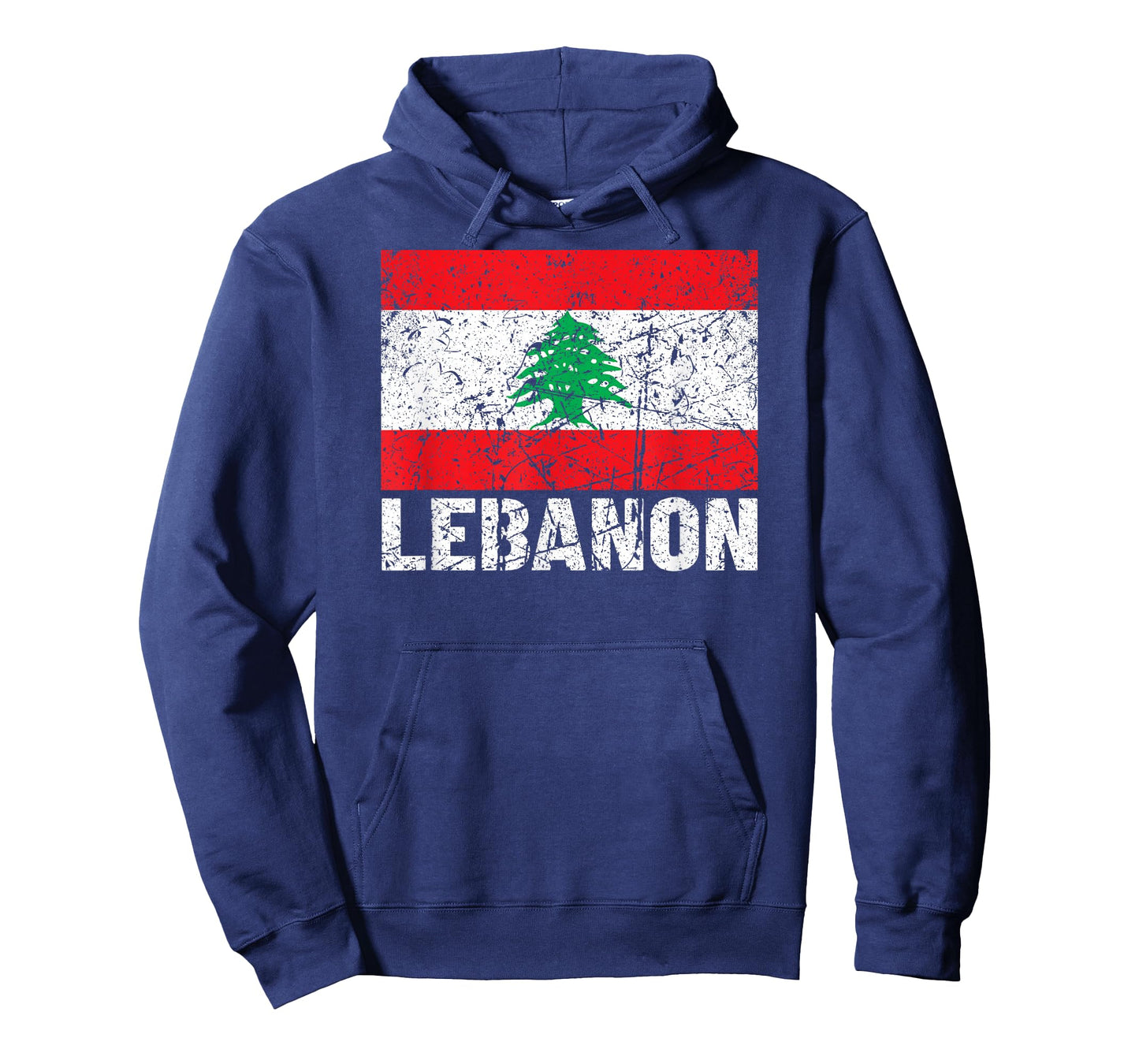 Lebanese Flag Of Lebanon Distressed Men Women Kids T-Shirt