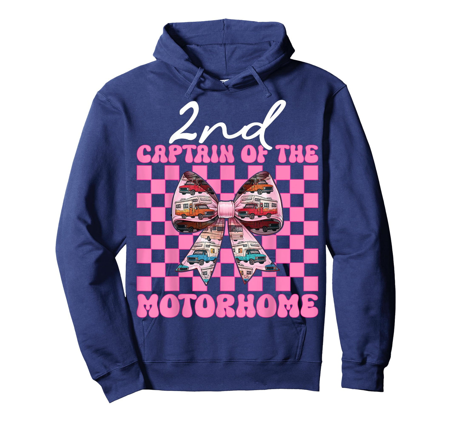 2nd Captain of The Motorhome RV Camping Camper Girl Mom T-Shirt