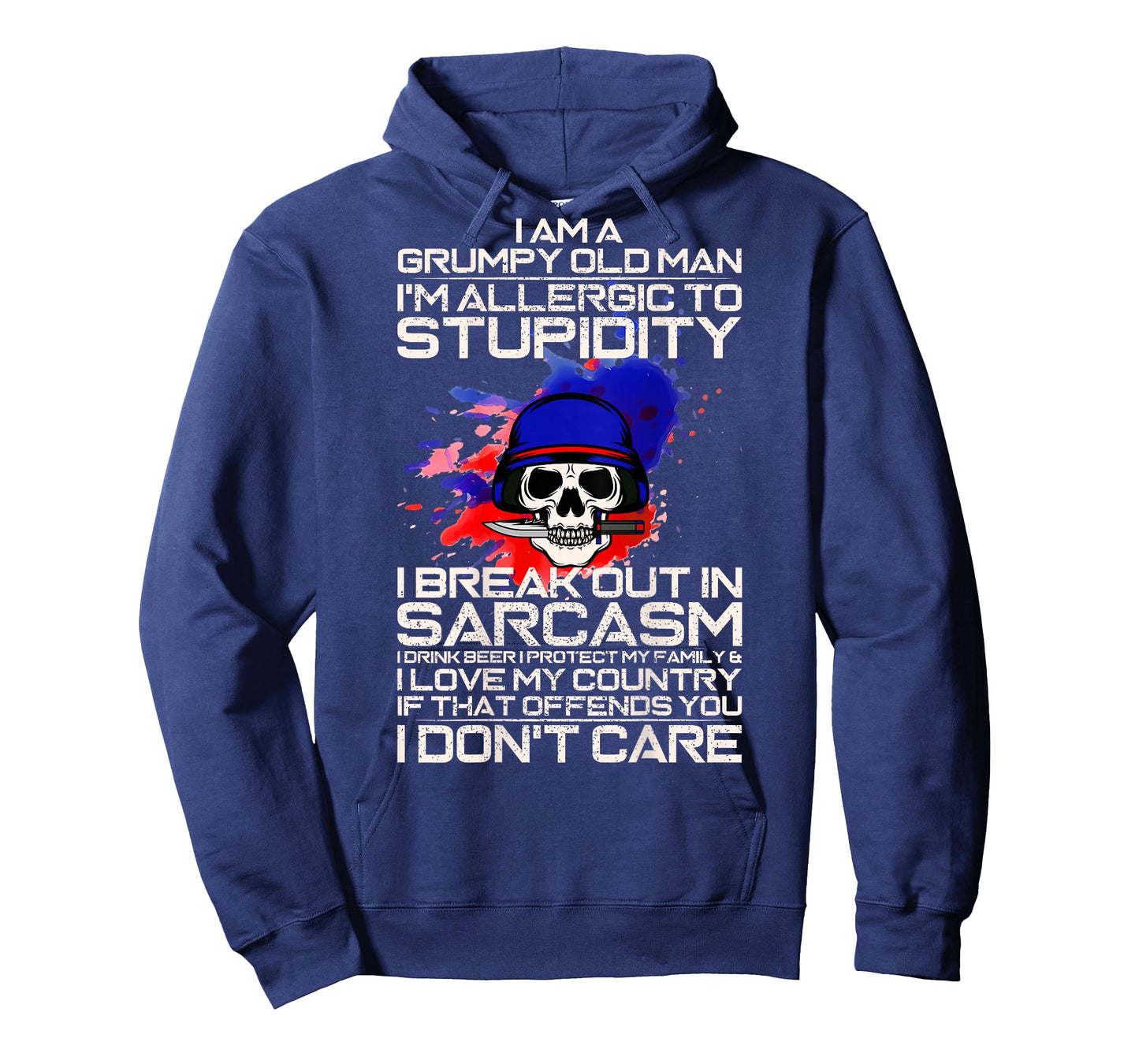 I Am A Grumpy Old Man I'm Allergic To Stupidity, Etc T-Shirt T-Shirt