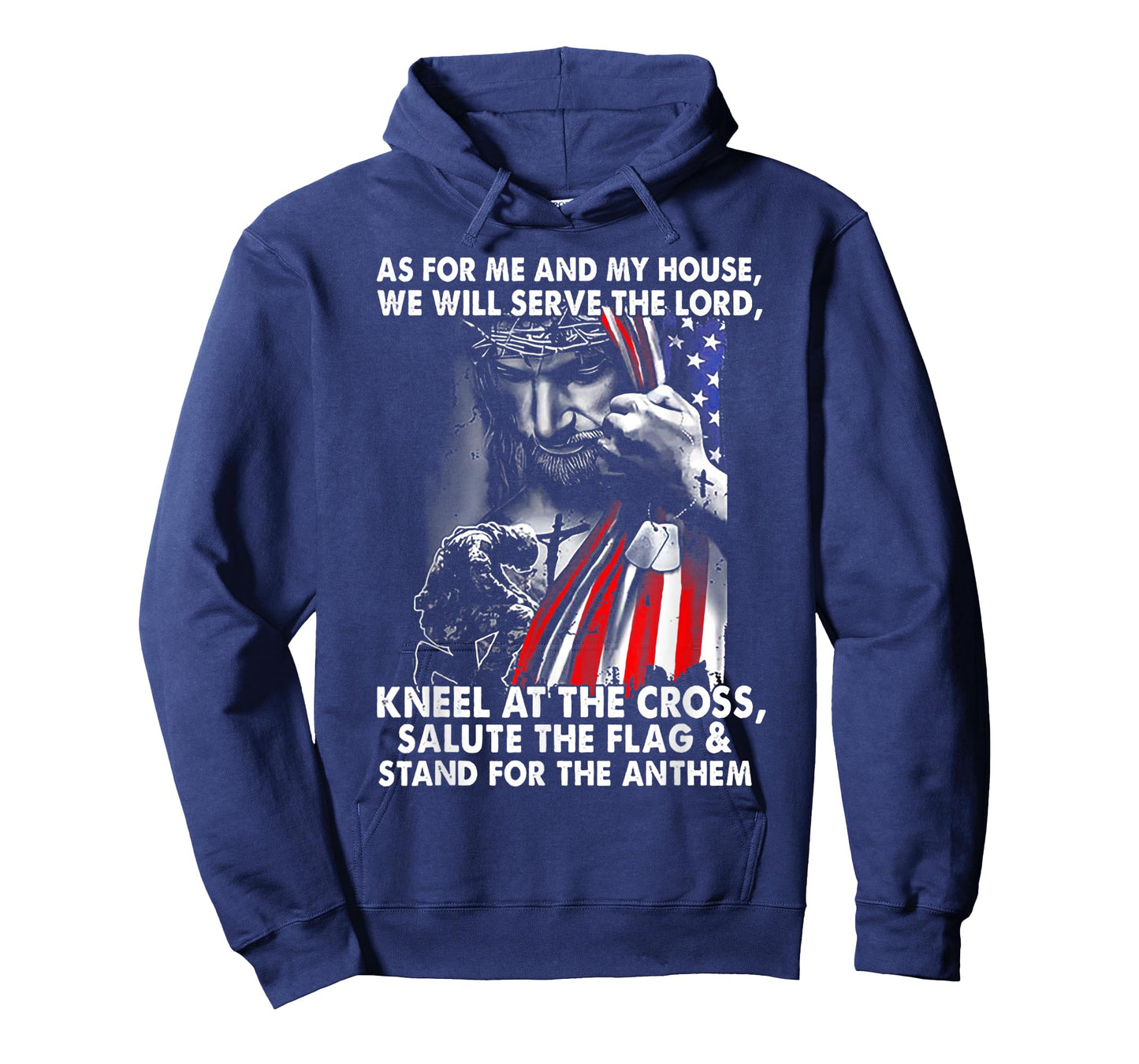 As For Me And My House We Will Serve The Lord Kneel T-Shirt