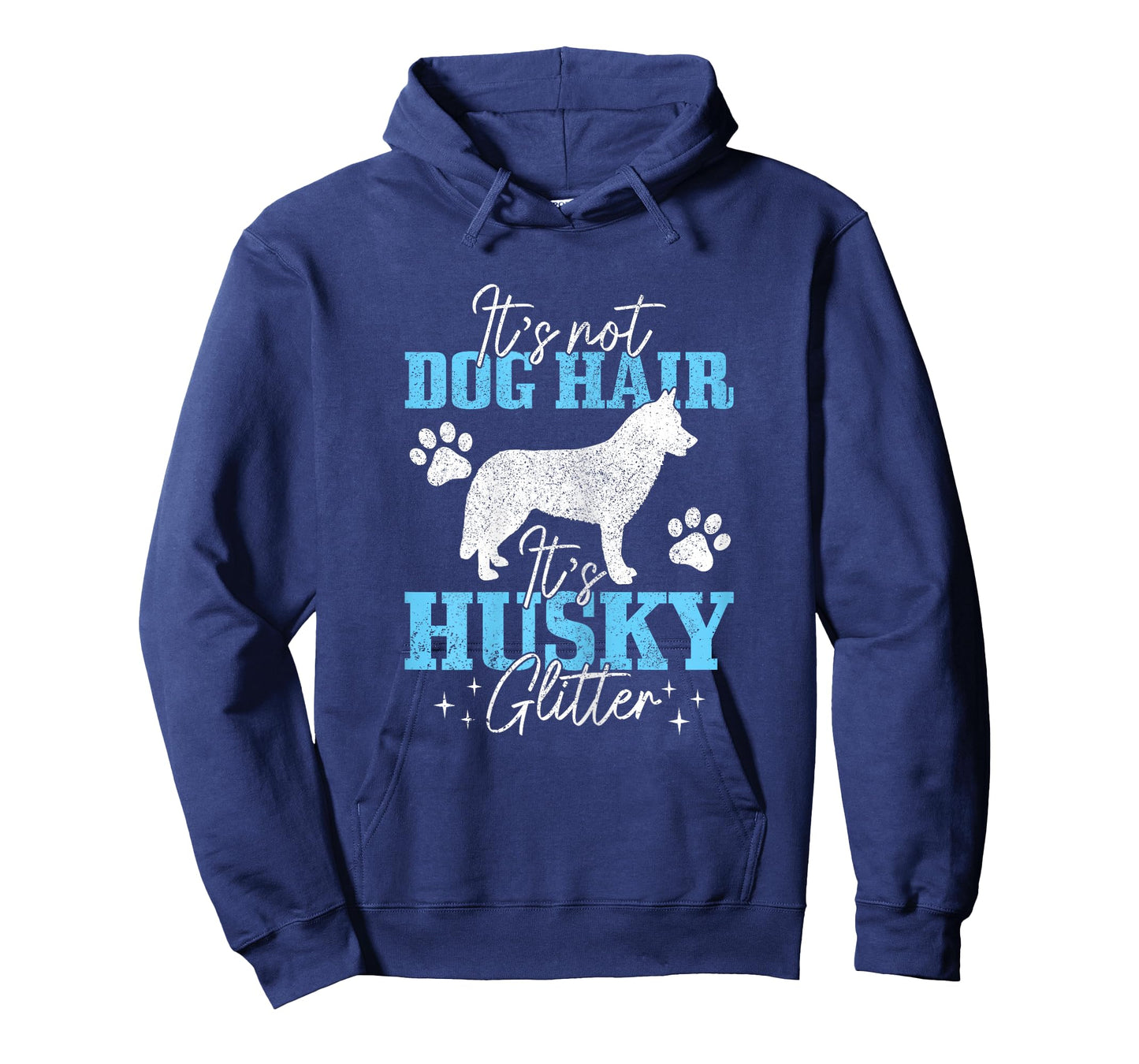 It's Not Dog Hair It's Husky Glitter Funny Husky Mom T-Shirt