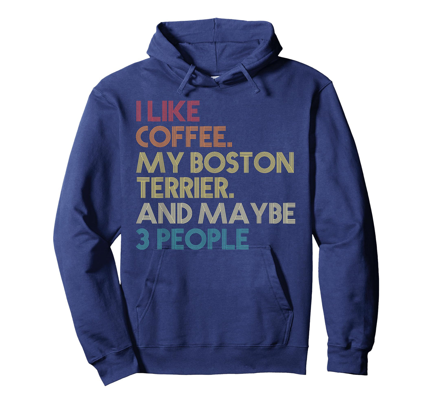 Boston Terrier Dog Owner Coffee Lovers Quote Vintage Retro T-Shirt