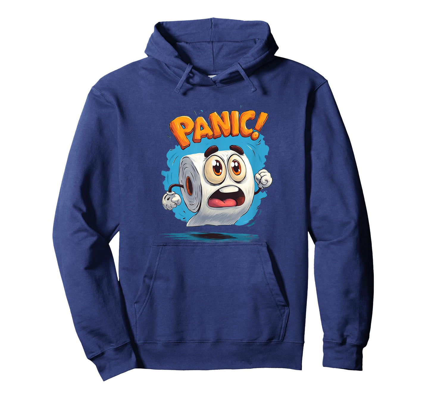 Panic Toilet Paper Costume for Funny Toilets and Bathroom T-Shirt