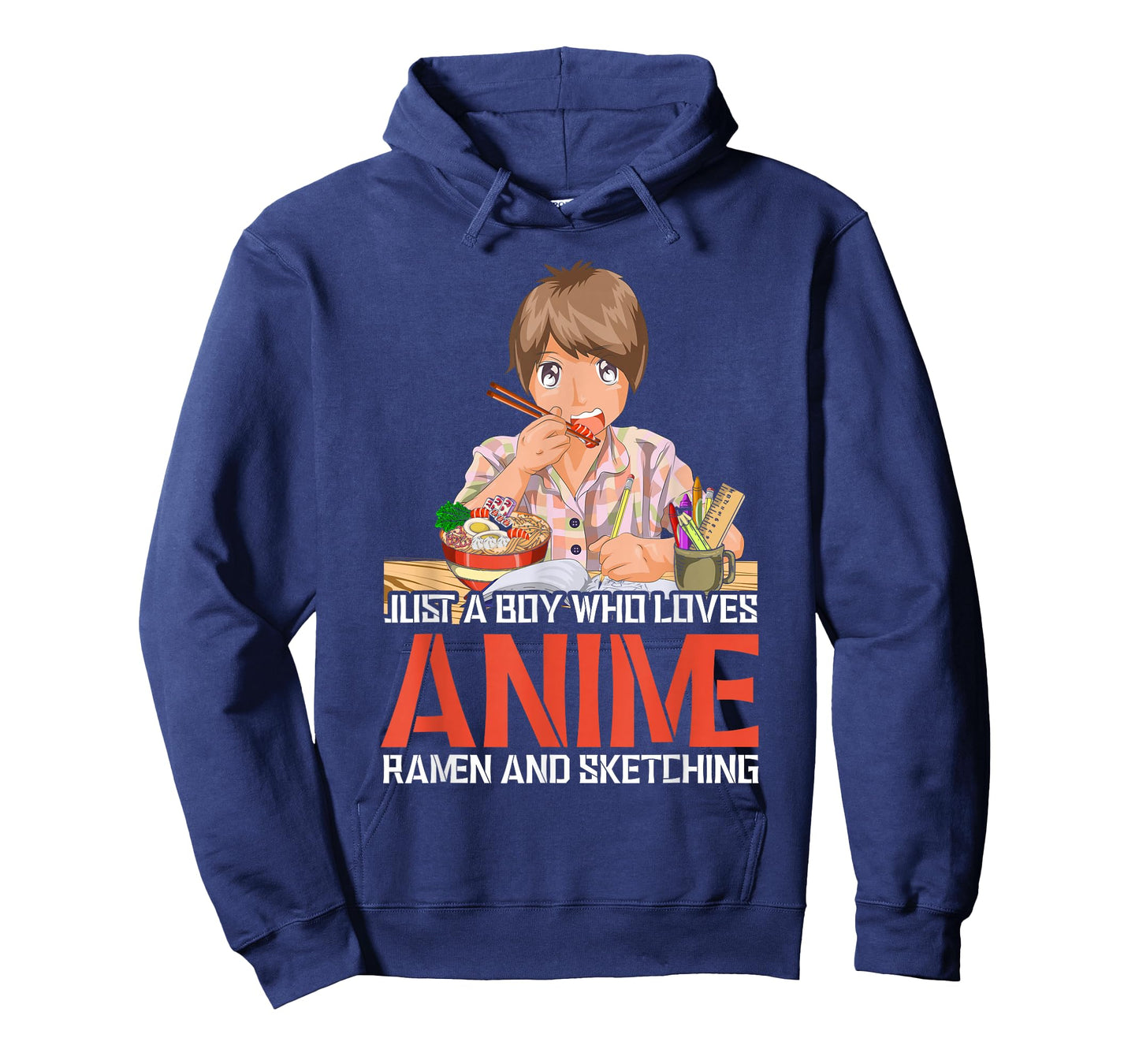 Japanese Otaku Manga Drawing Ramen Gift Anime Boy T-Shirt