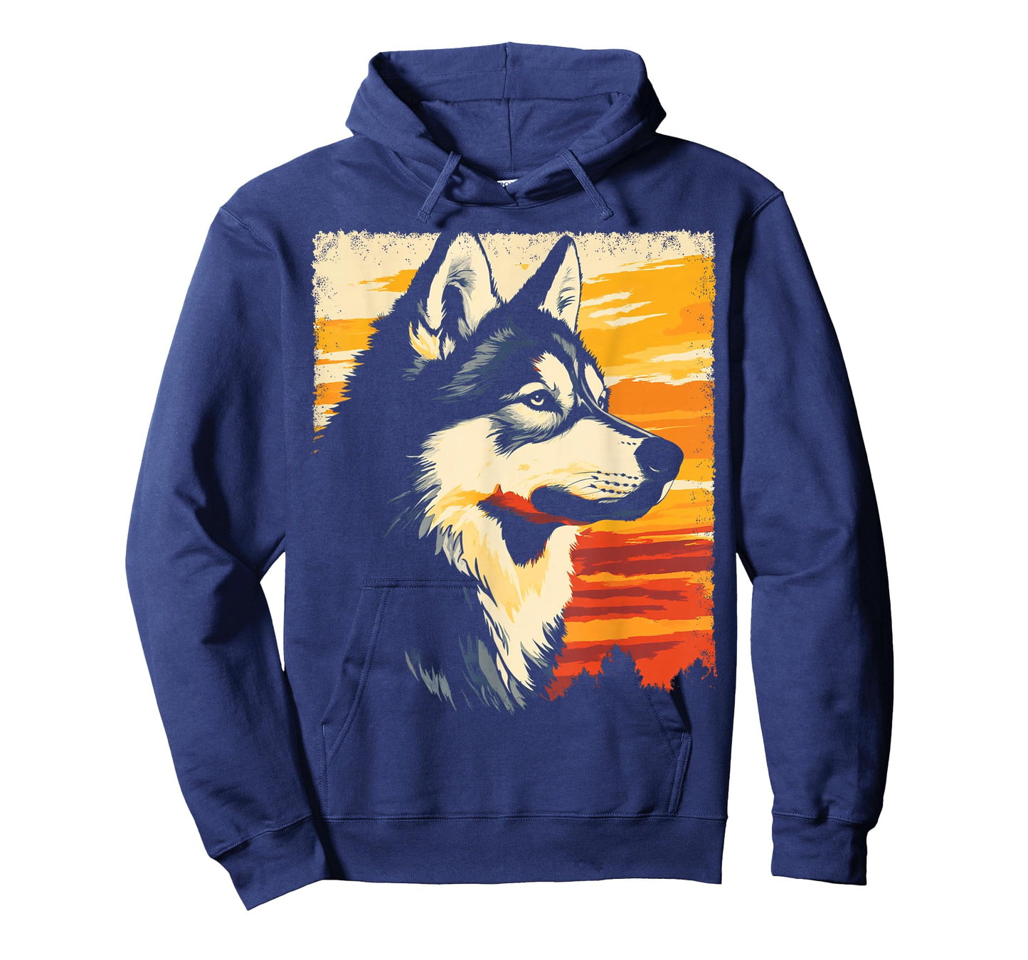 Vintage Siberian Husky Dog T-Shirt