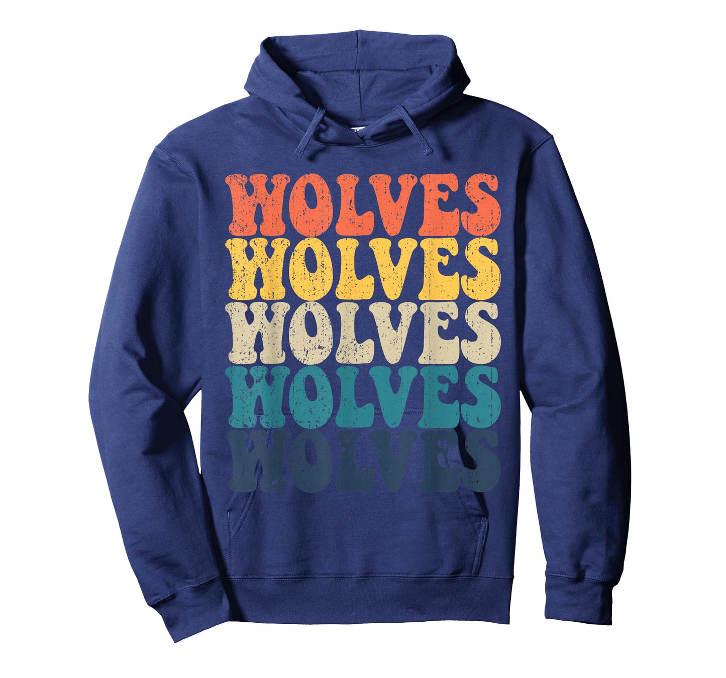 Wolves High School Wolves Sports Team Retro Wolves T-Shirt