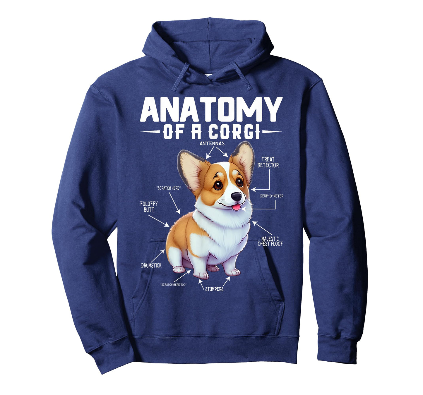 Anatomy Of A Corgi Cute Corgis Costume Corgi Lovers Corgis T-Shirt
