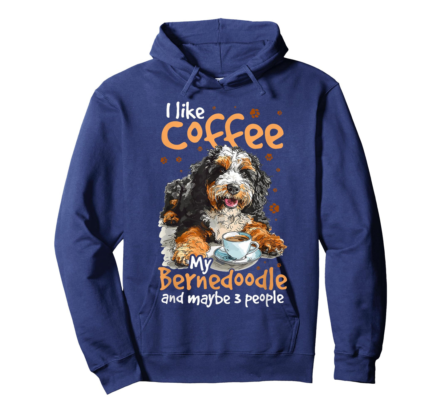 Bernedoodle Dog Breed Pet I like coffee my Bernedoodle T-Shirt
