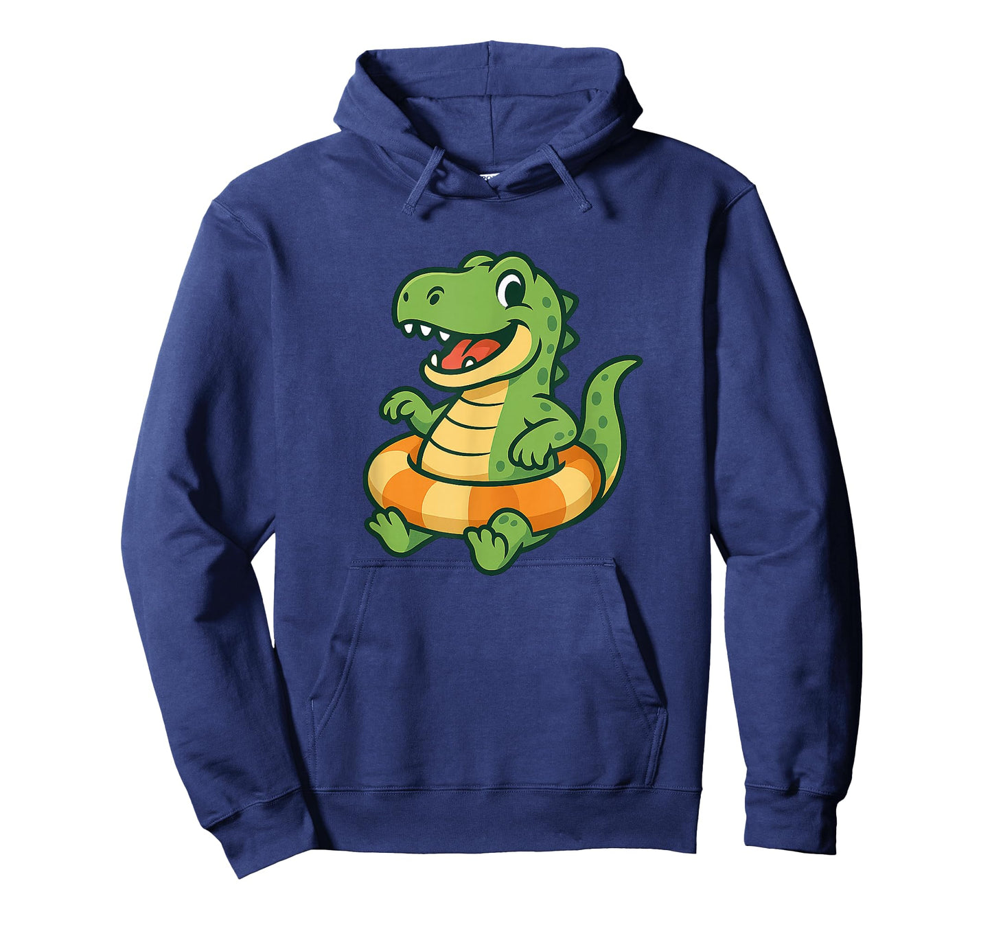 Happy Dinosaur with Vacation Pool Ring for Boys and Girls T-Shirt