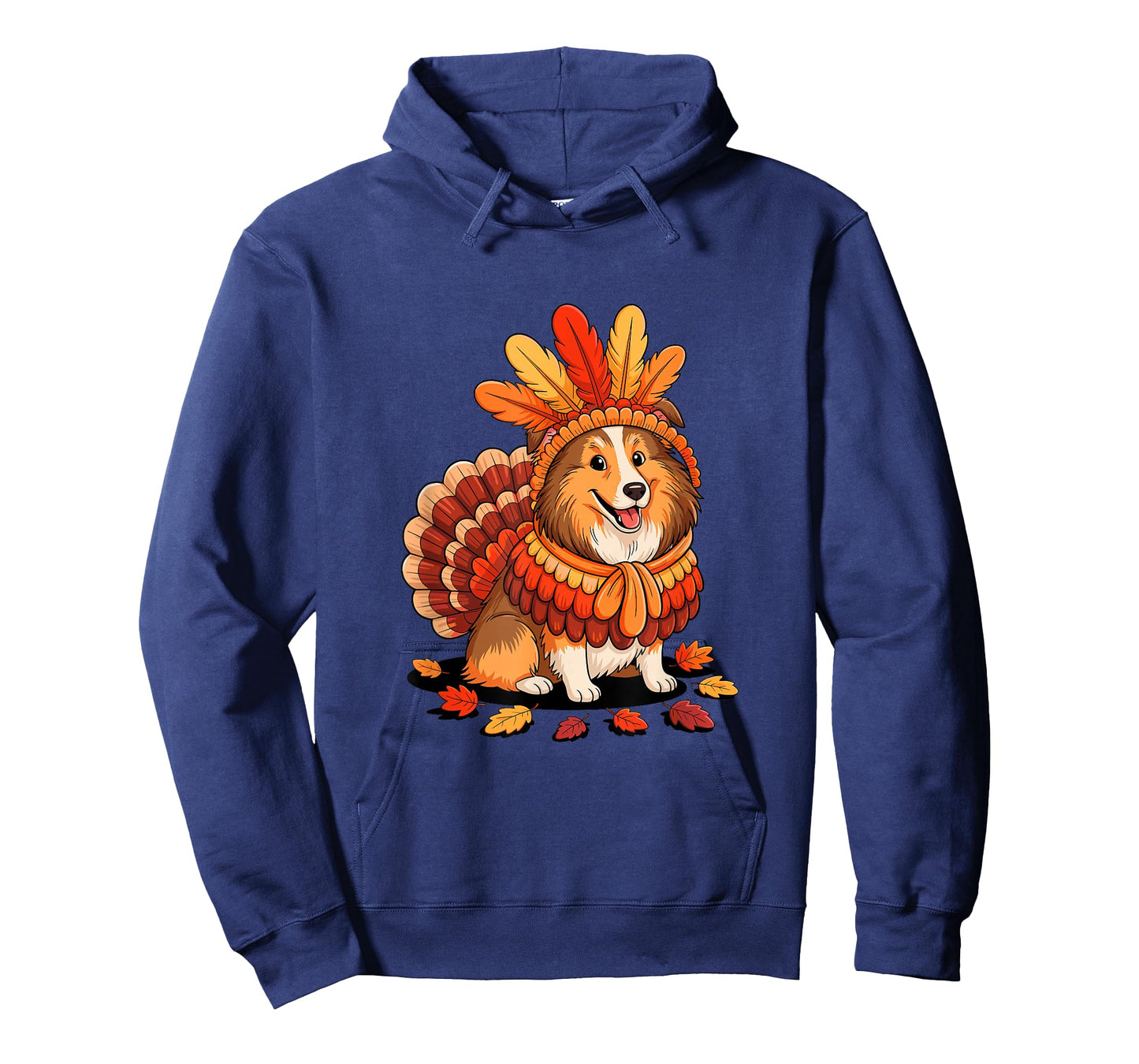 Thanksgiving Turkey Shetland Sheepdog Sheltie T-Shirt