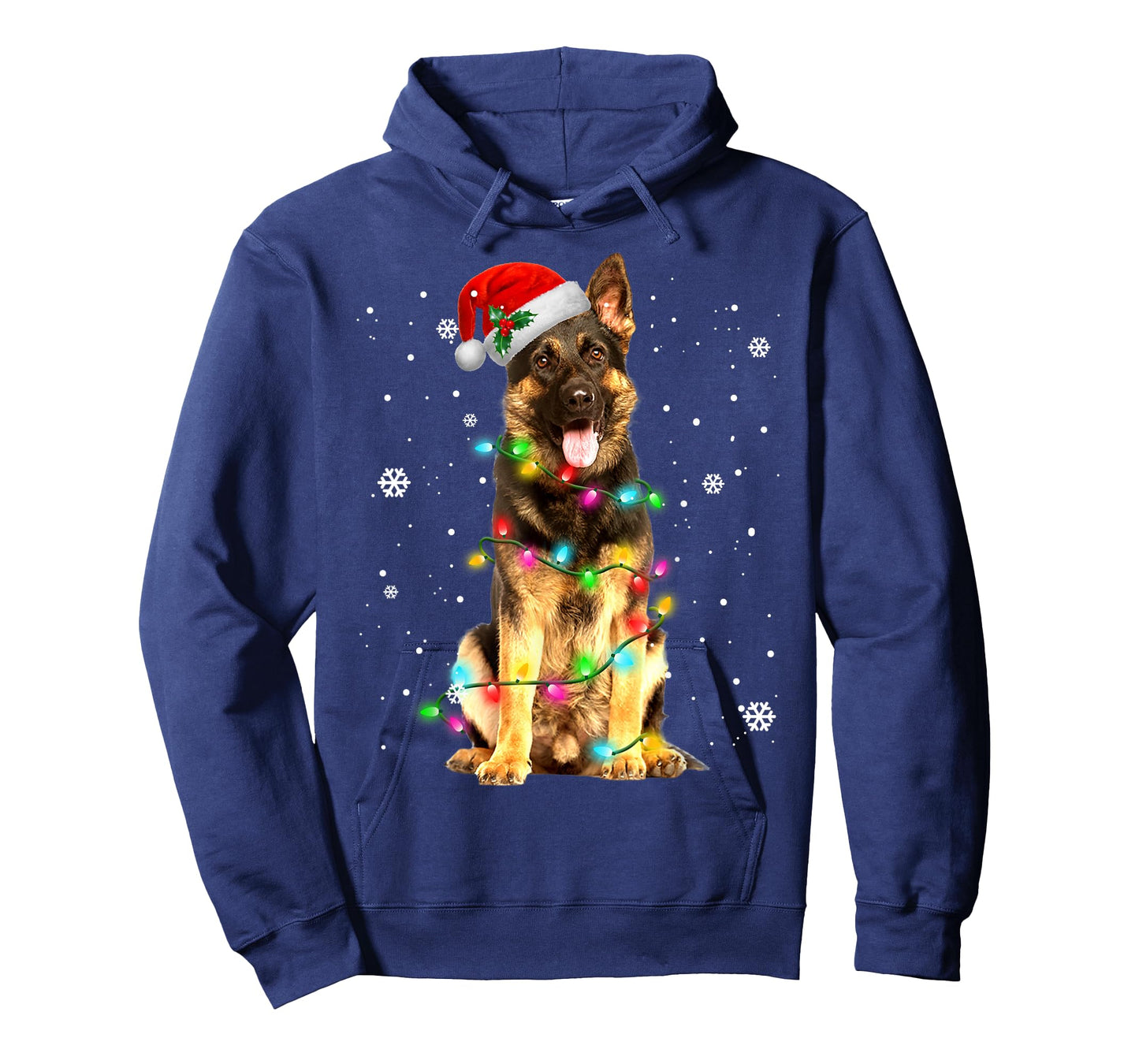 German Shepherd Dog Tree Christmas Sweater Xmas Dogs Gifts T-Shirt