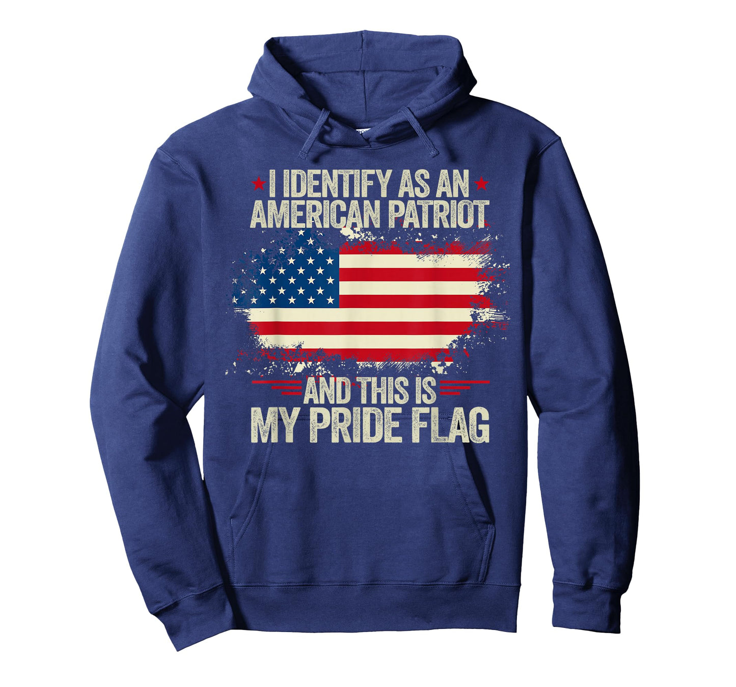 I Identify As An American Patriot And This Is My Pride Flag T-Shirt