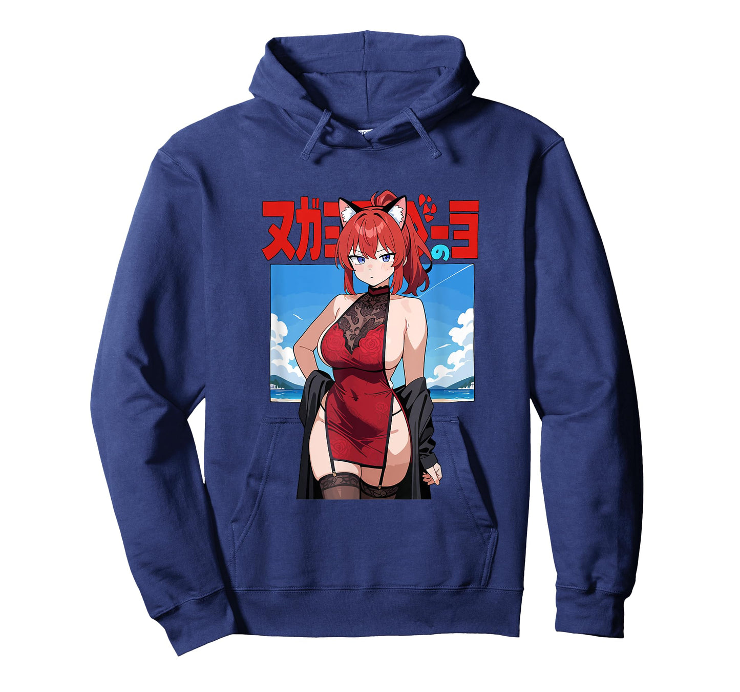 Waifu Sexy Anime Girl Hot Neko Cat Girl Japanese Style T-Shirt