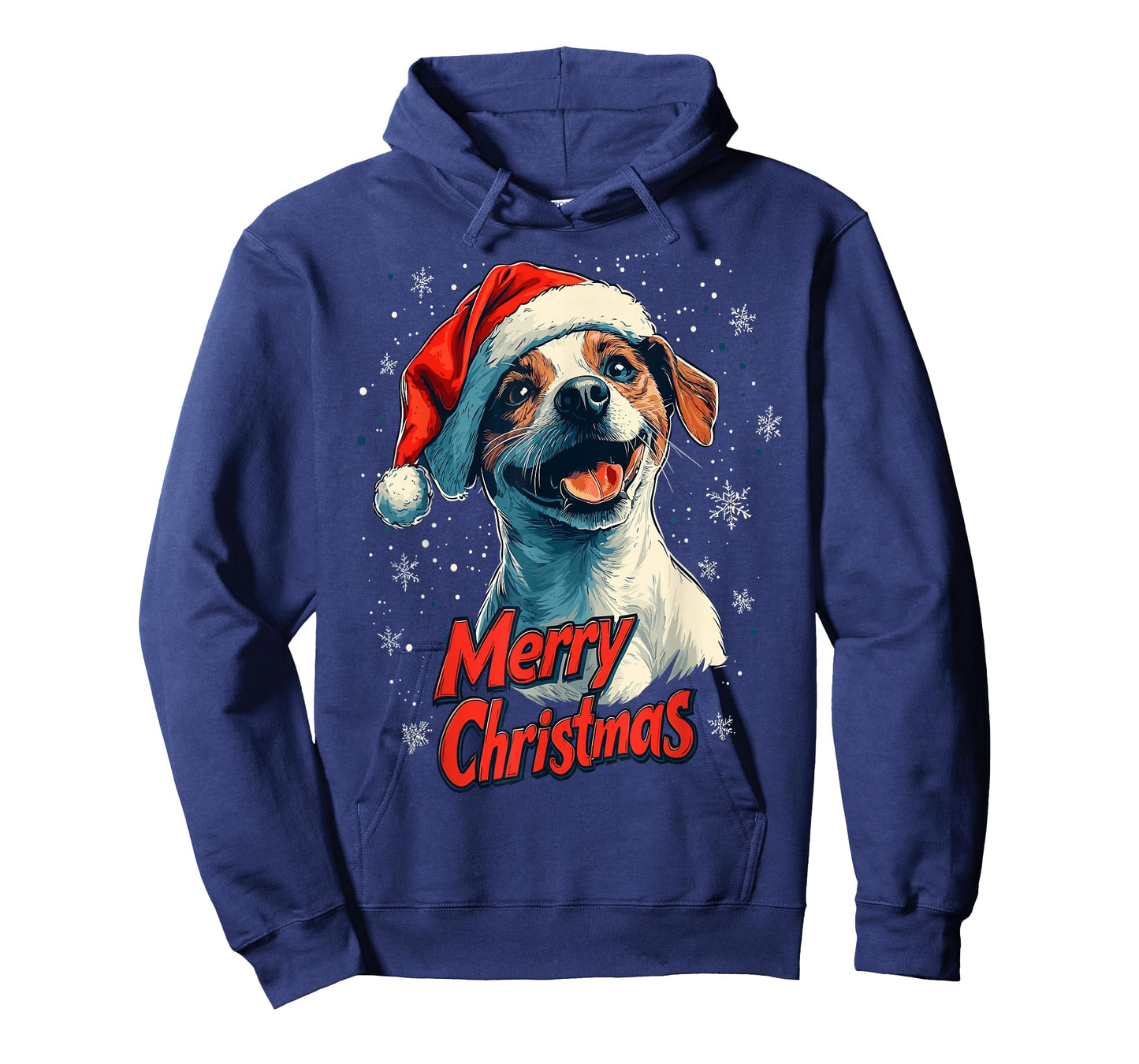 Jack Russell Santa Hat Merry Christmas Xmas Dog Lover Pajama T-Shirt