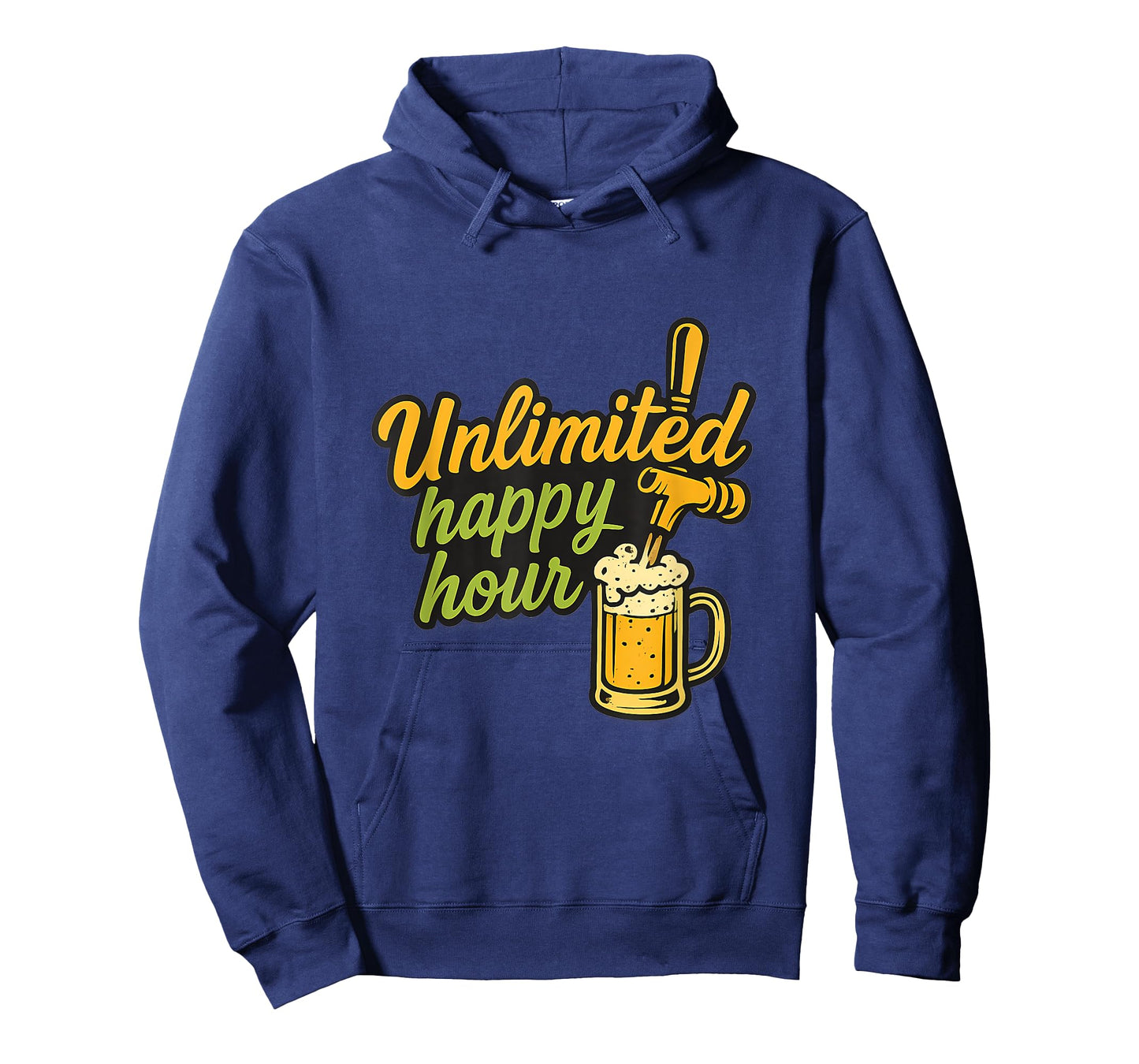 Unlimited Happy Hour Beer Tap Gold Lime Party T-Shirt