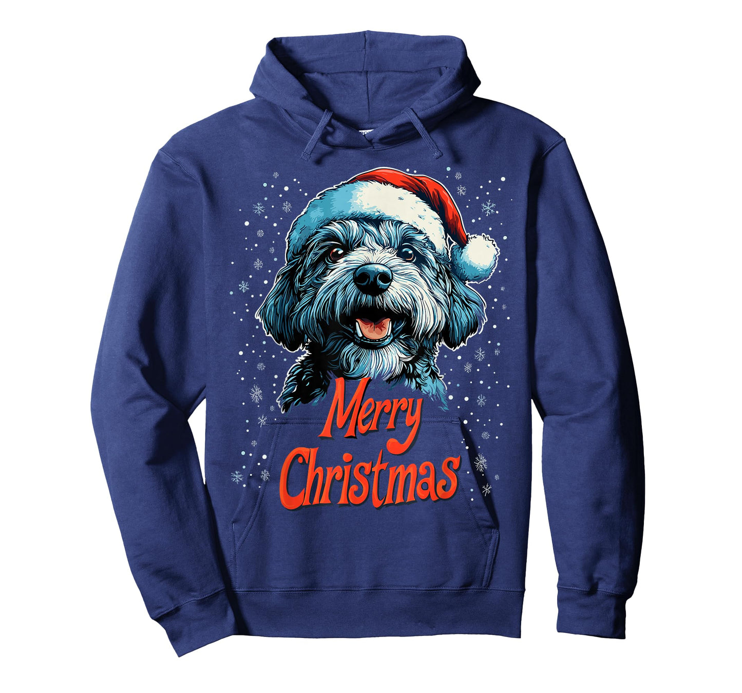 Funny Doodle Santa Merry Christmas Goldendoodle Lover Pajama T-Shirt