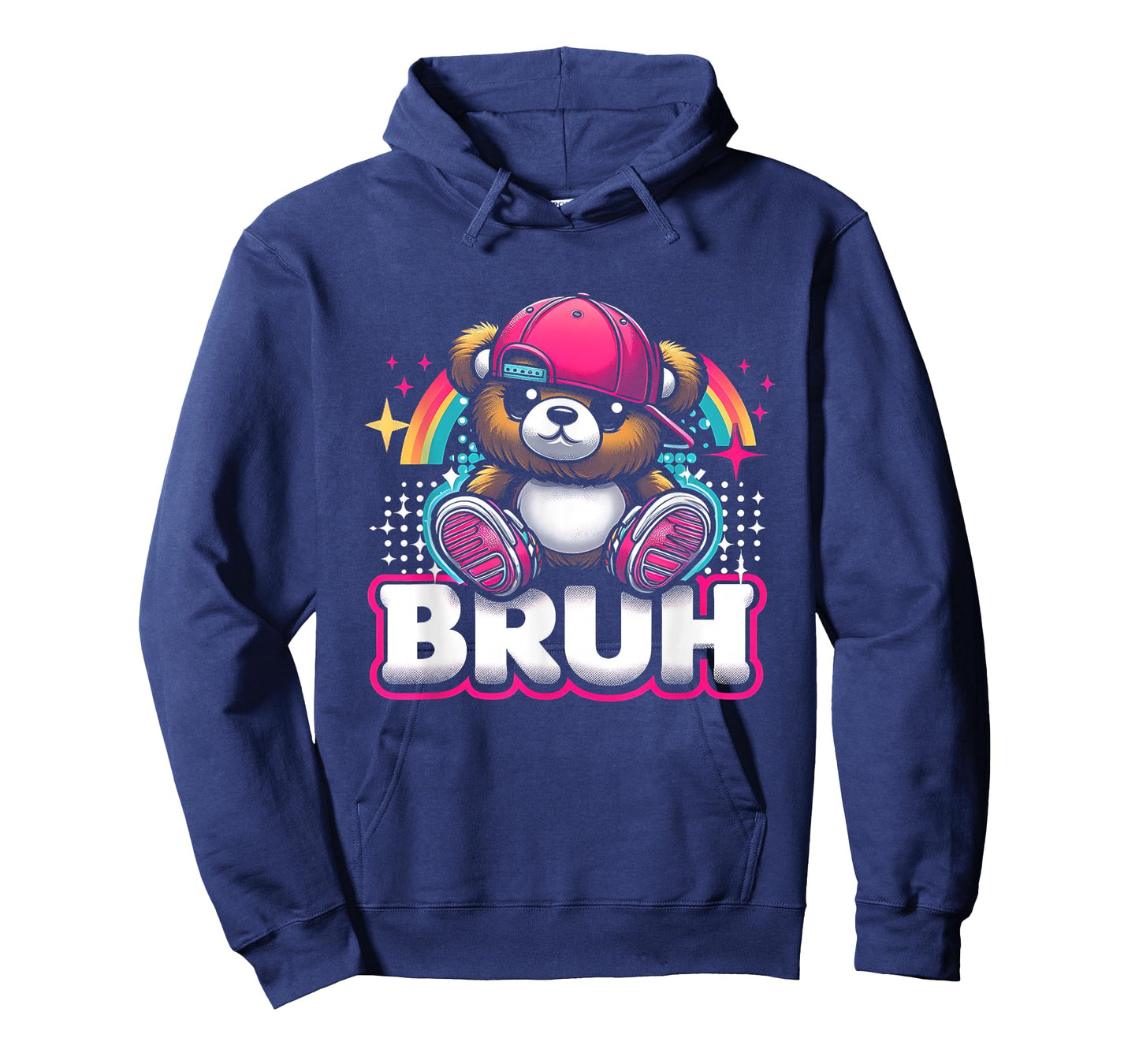 Hip Hop Teddy Bear Bruh Meme Saying Teen Humor T-Shirt