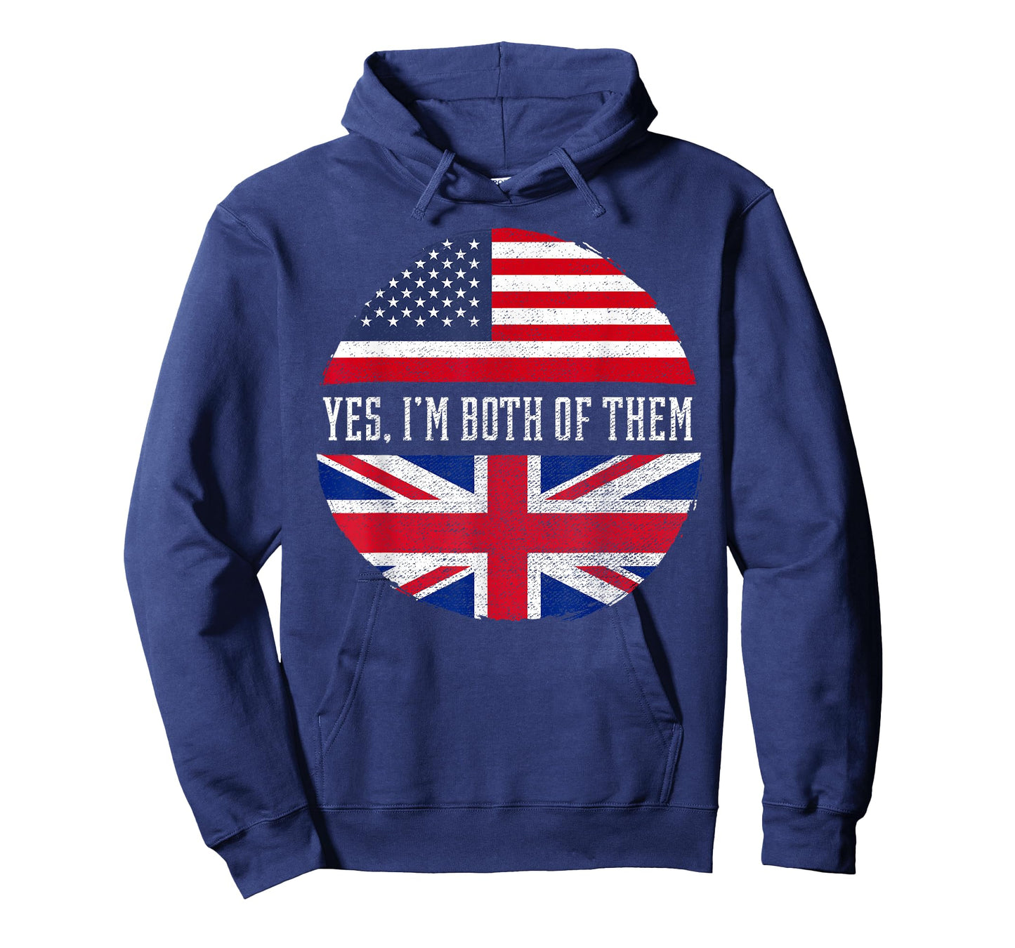 Half American Half British USA Flag United Kingdom Heritage T-Shirt