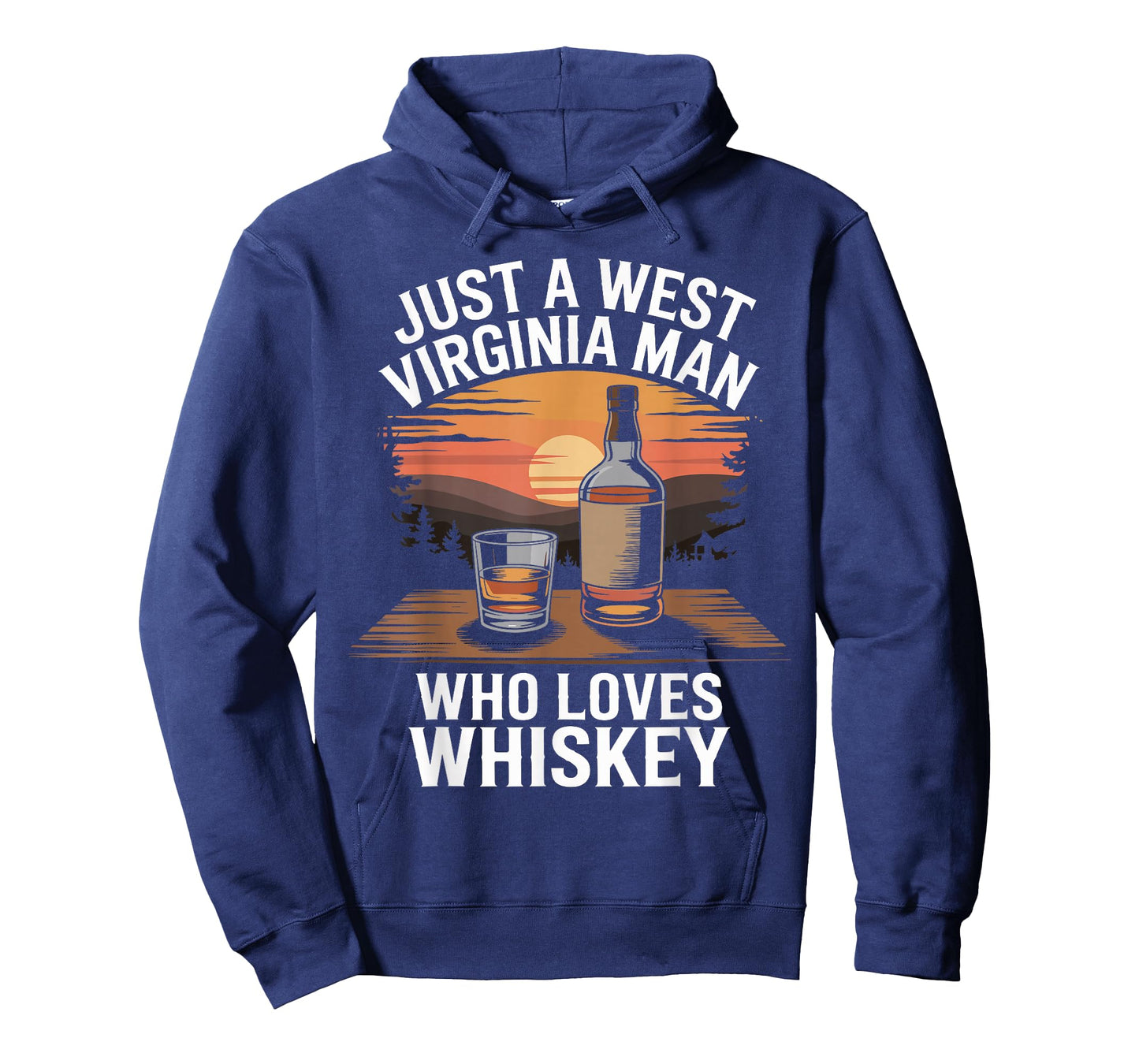 Just A Virginia West Man Who Loves Whiskey T-Shirt