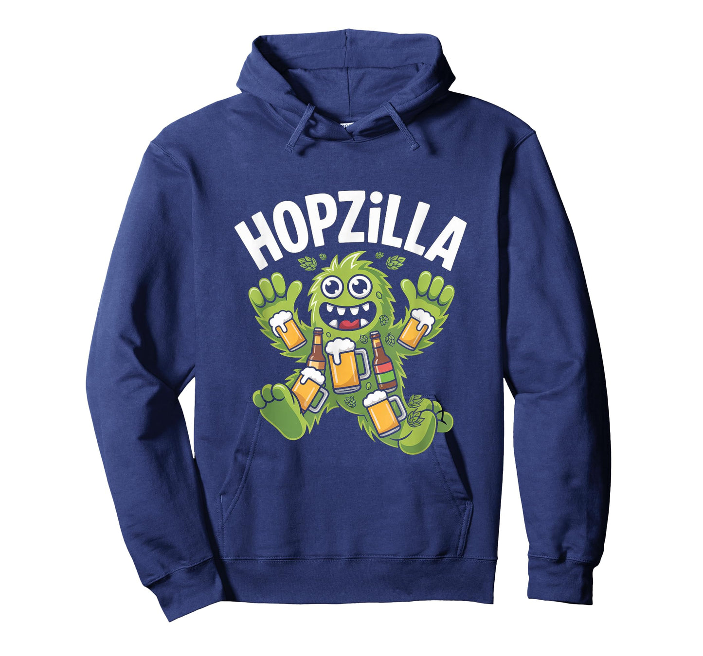 Hopzilla Funny Craft Beer Monster IPA Lover T-Shirt