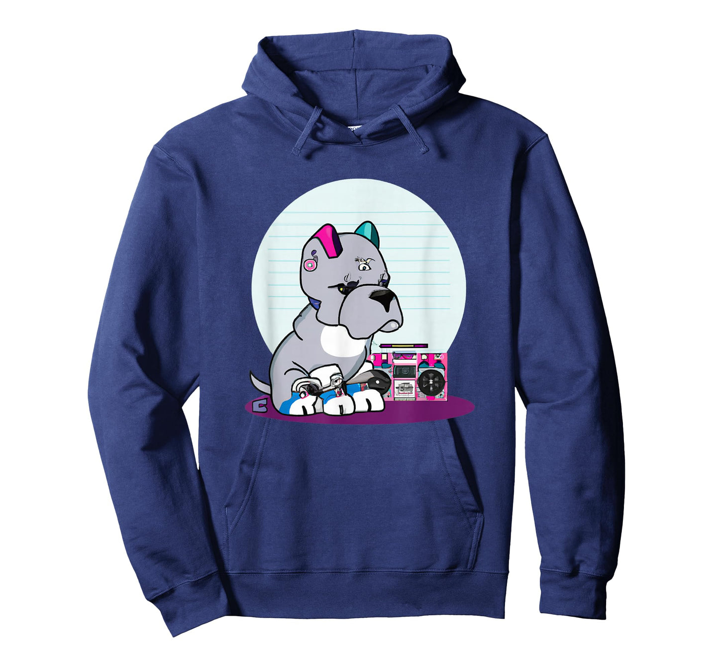 Mens Dog Hip hop Costume T-Shirt