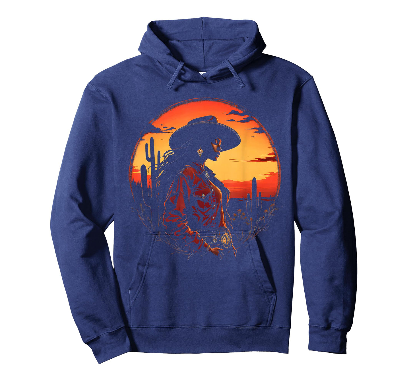 Black African America Cowgirl Western Rodeo Country Texas T-Shirt