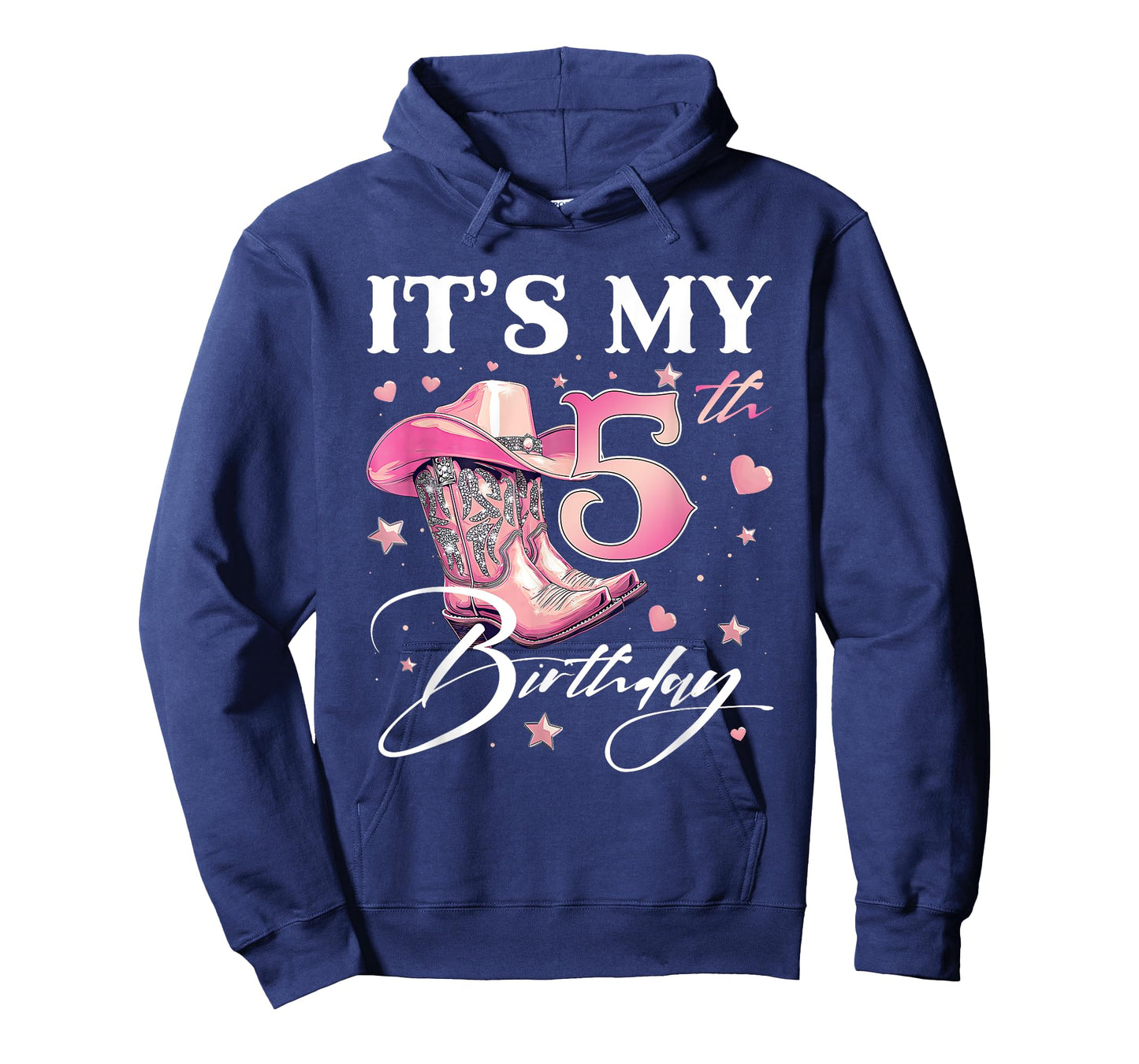 Cowgirl It's My 5th Birthday Western Linedance Boots Lover T-Shirt